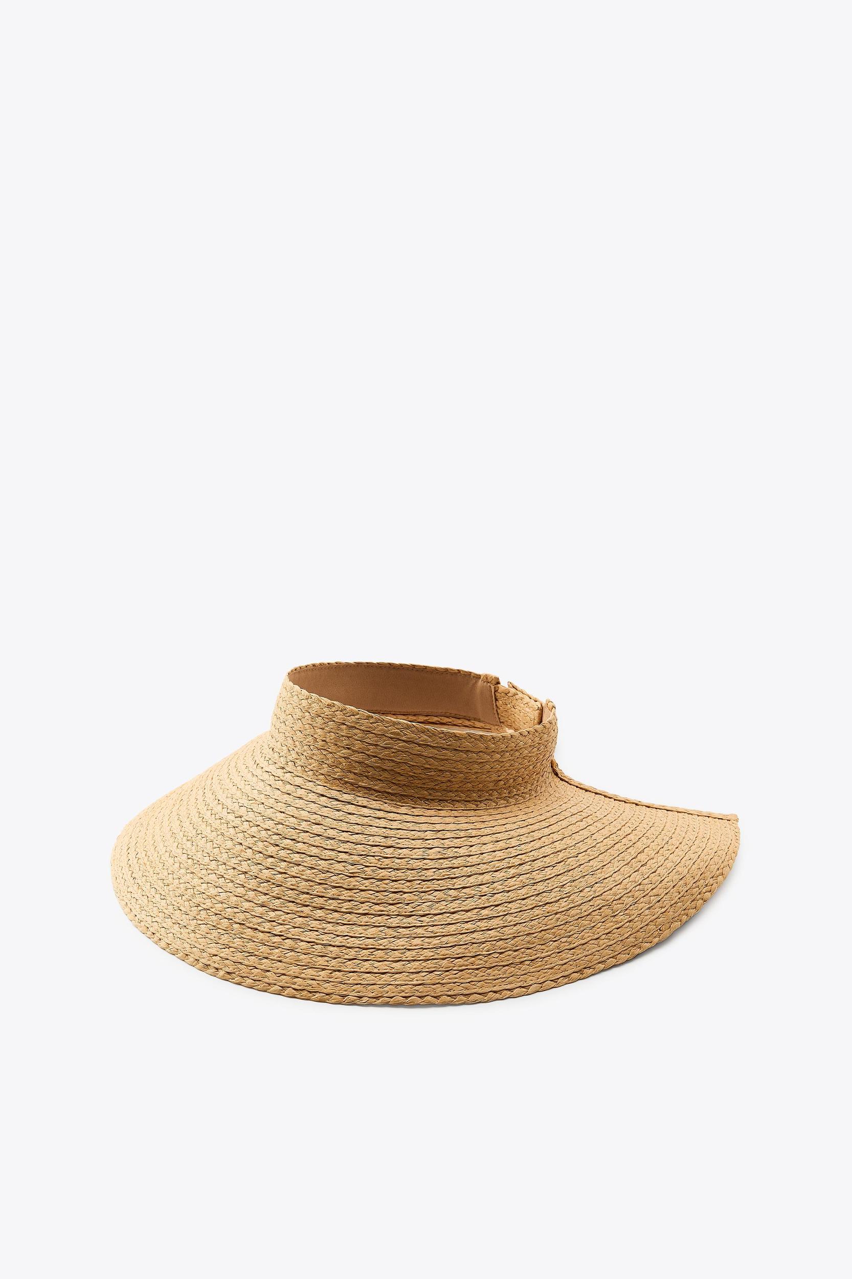 WIDE BRIM WOVEN VISOR Product Image