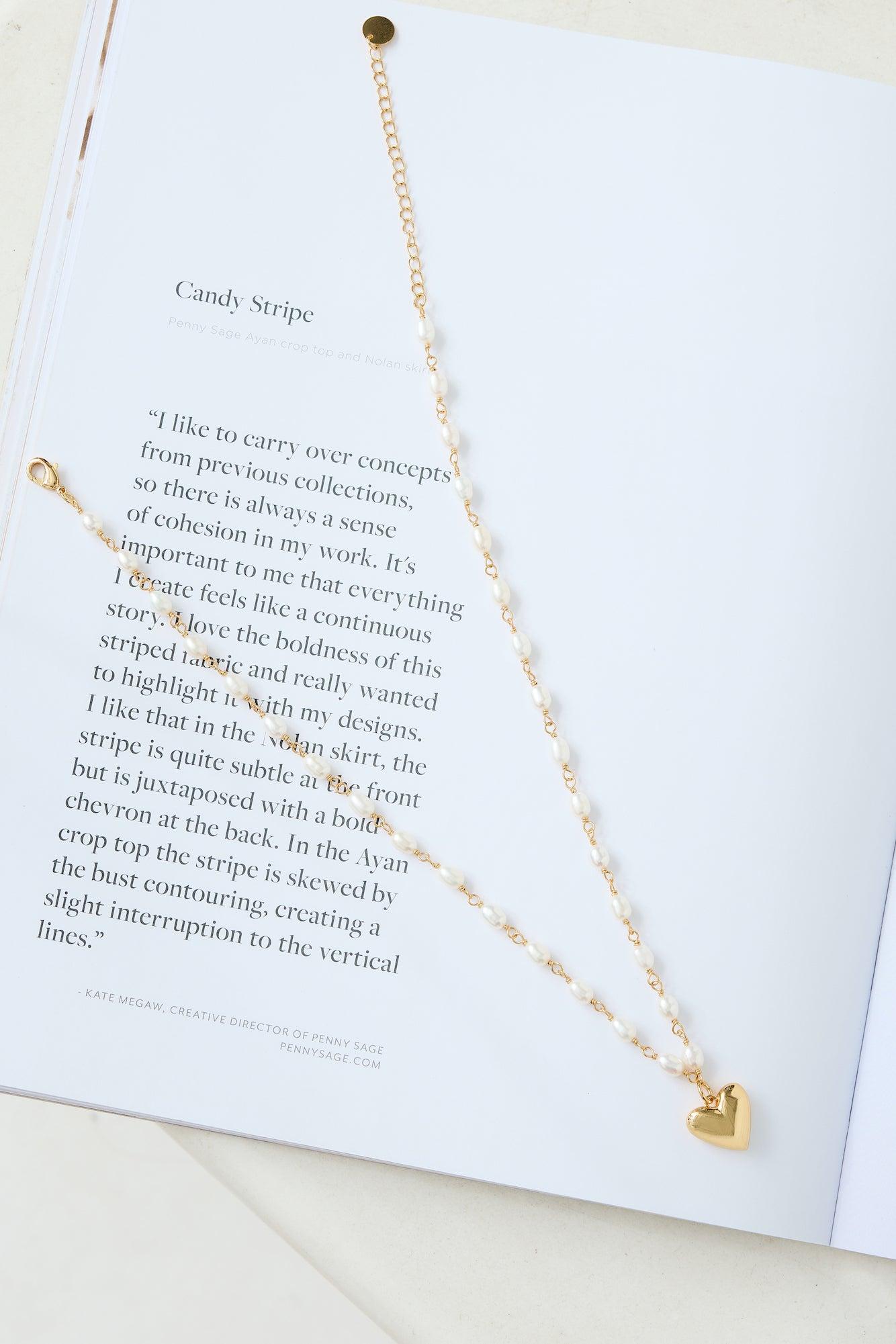 Love Me First Necklace Gold Product Image