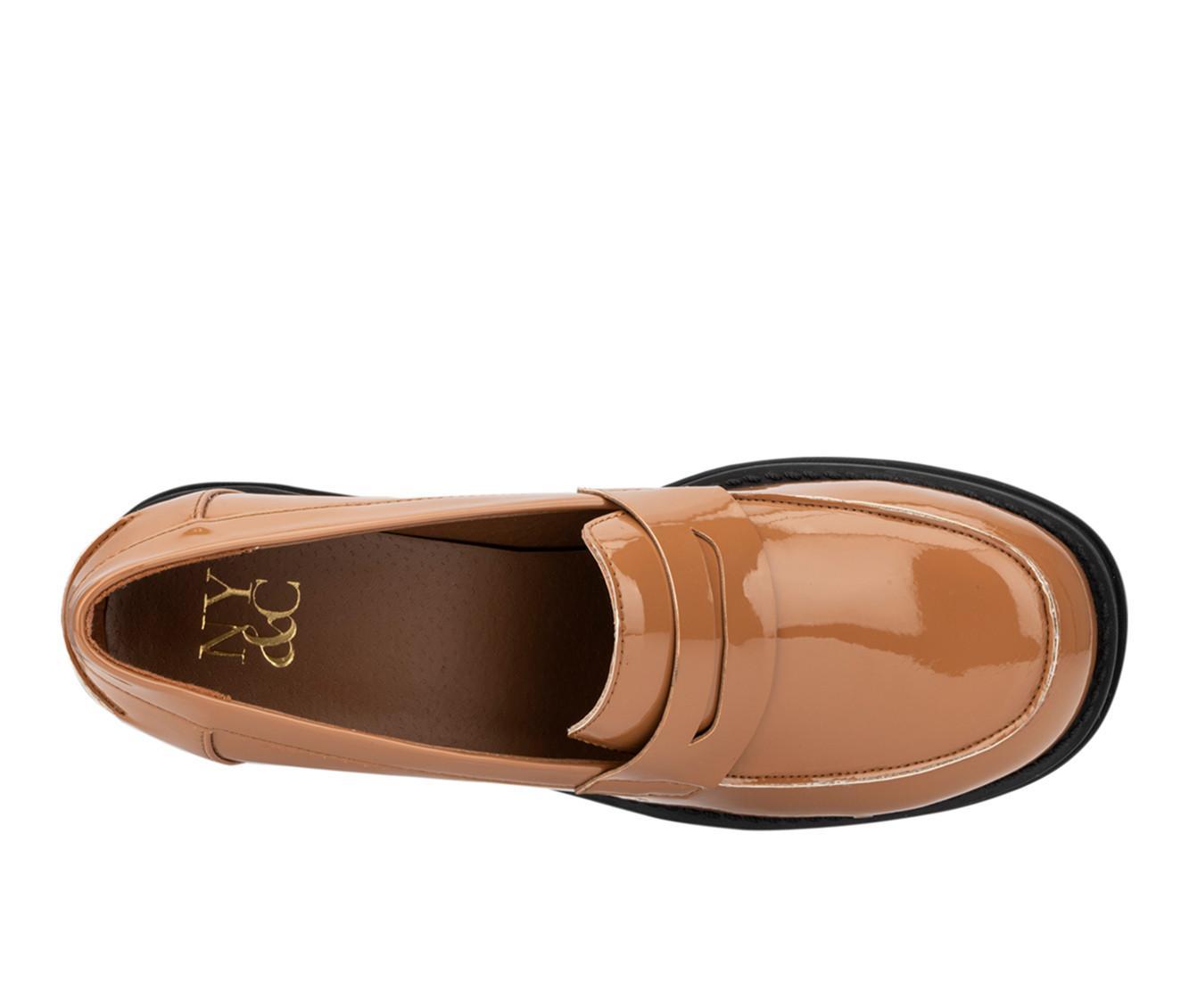 Women's New York and Company Penni Heeled Loafers Product Image