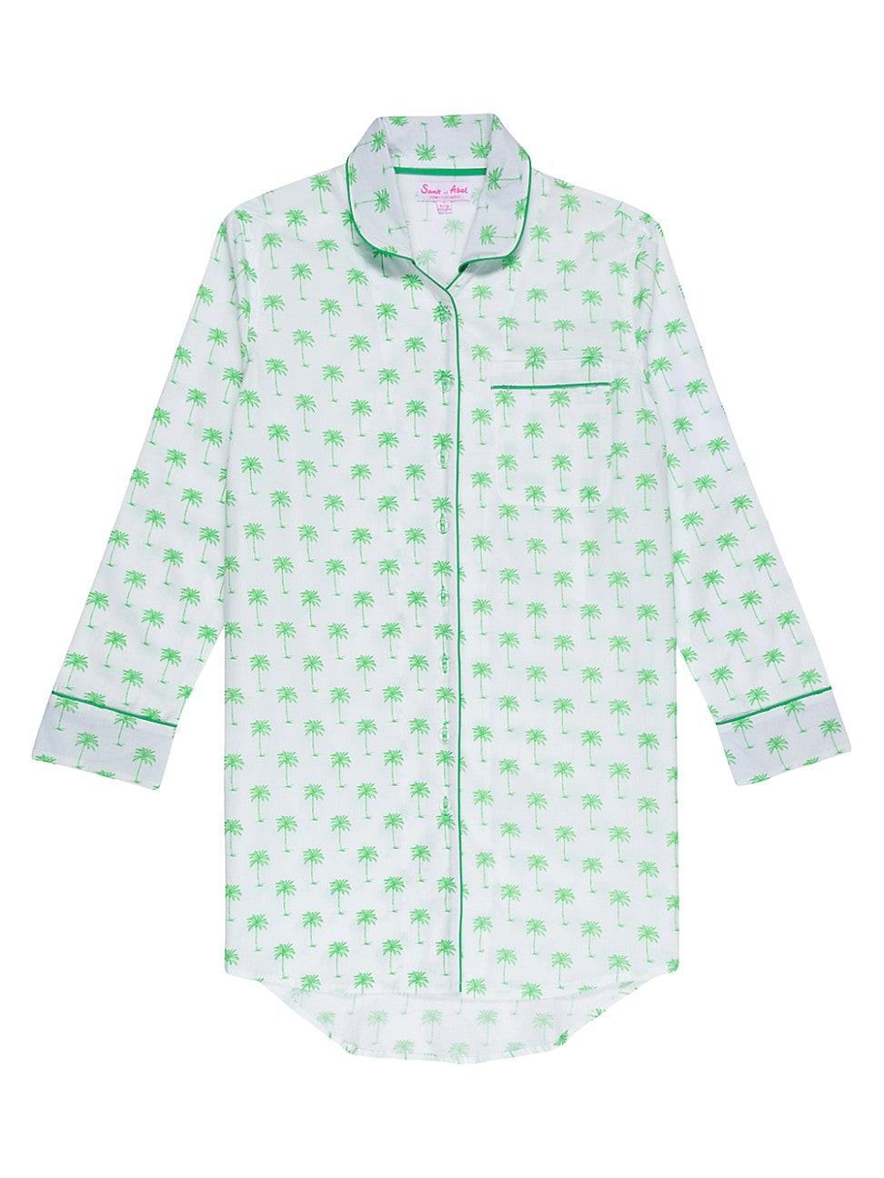 Womens Palm Tree Night Shirt Product Image