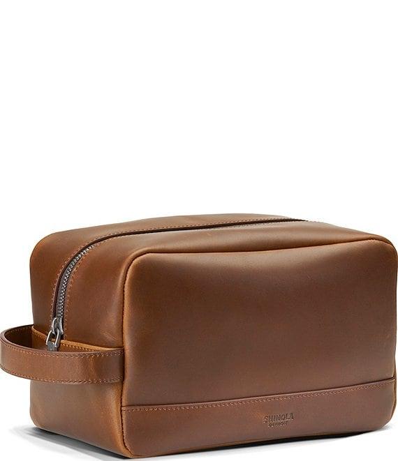 SHINOLA Zip Leather Travel Kit Navigator Product Image