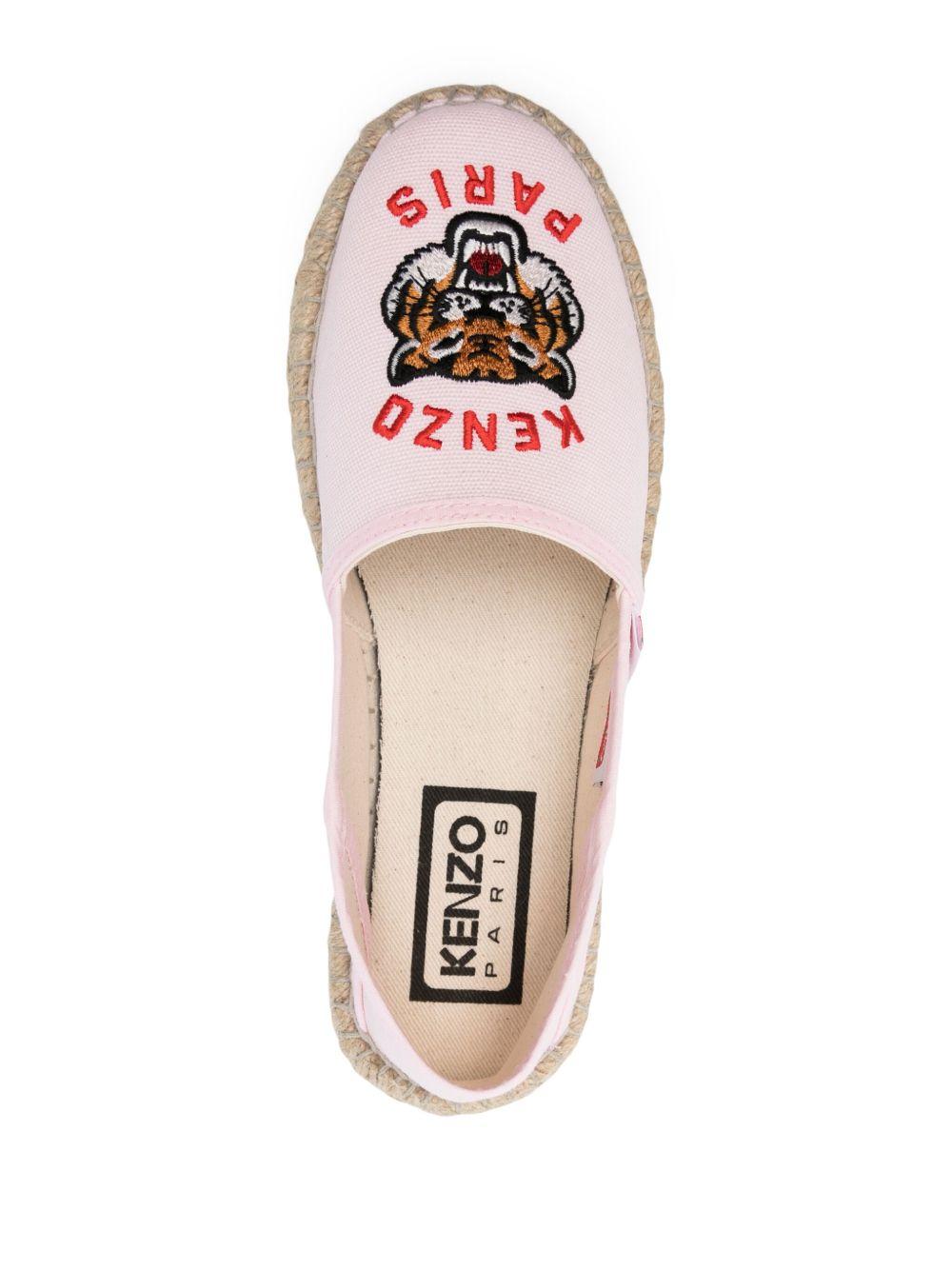 Lucky Tiger-embroidered espadrilles Product Image