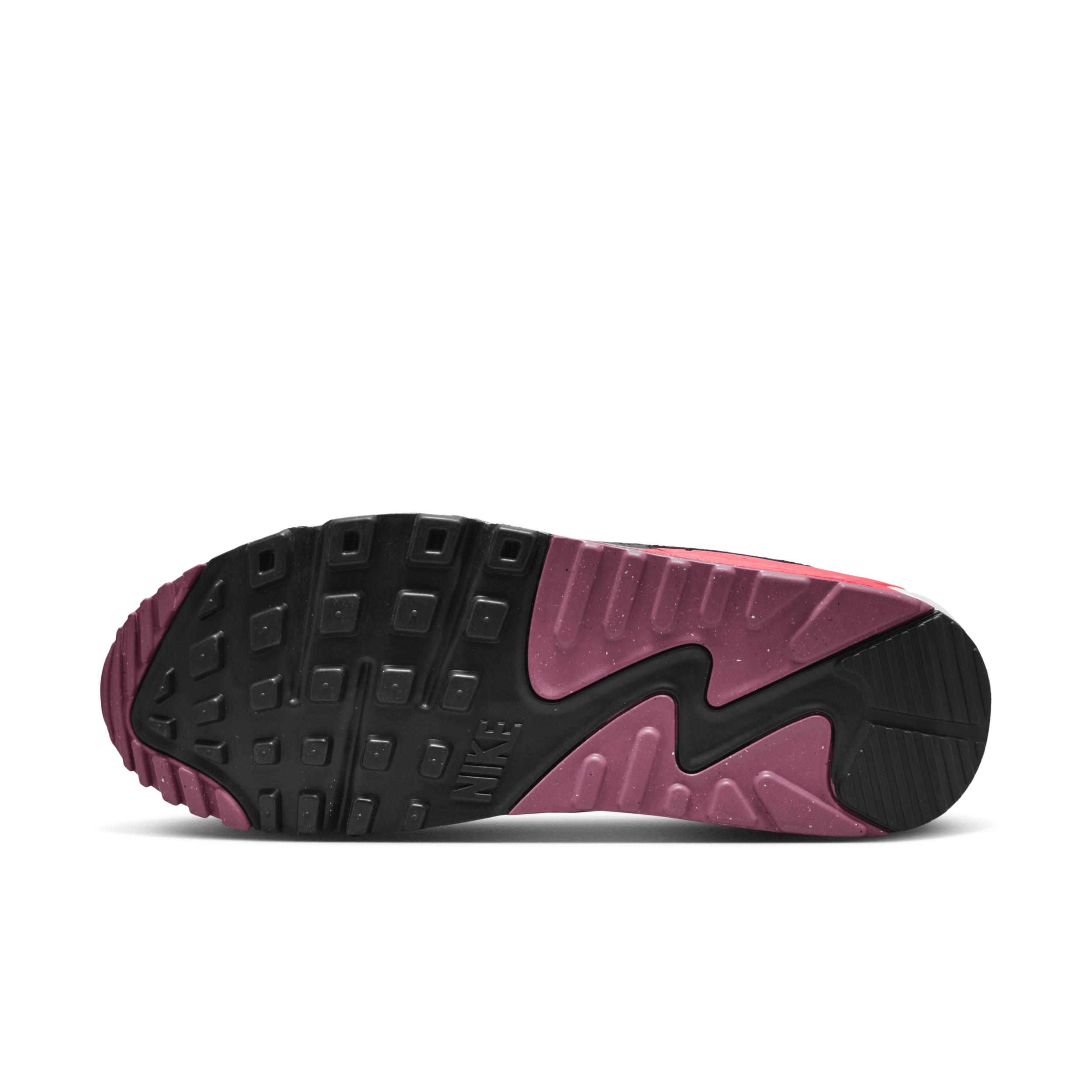 Nike Air Max 90 - Womens Shoes Aster Pink/White/Light Silver Product Image