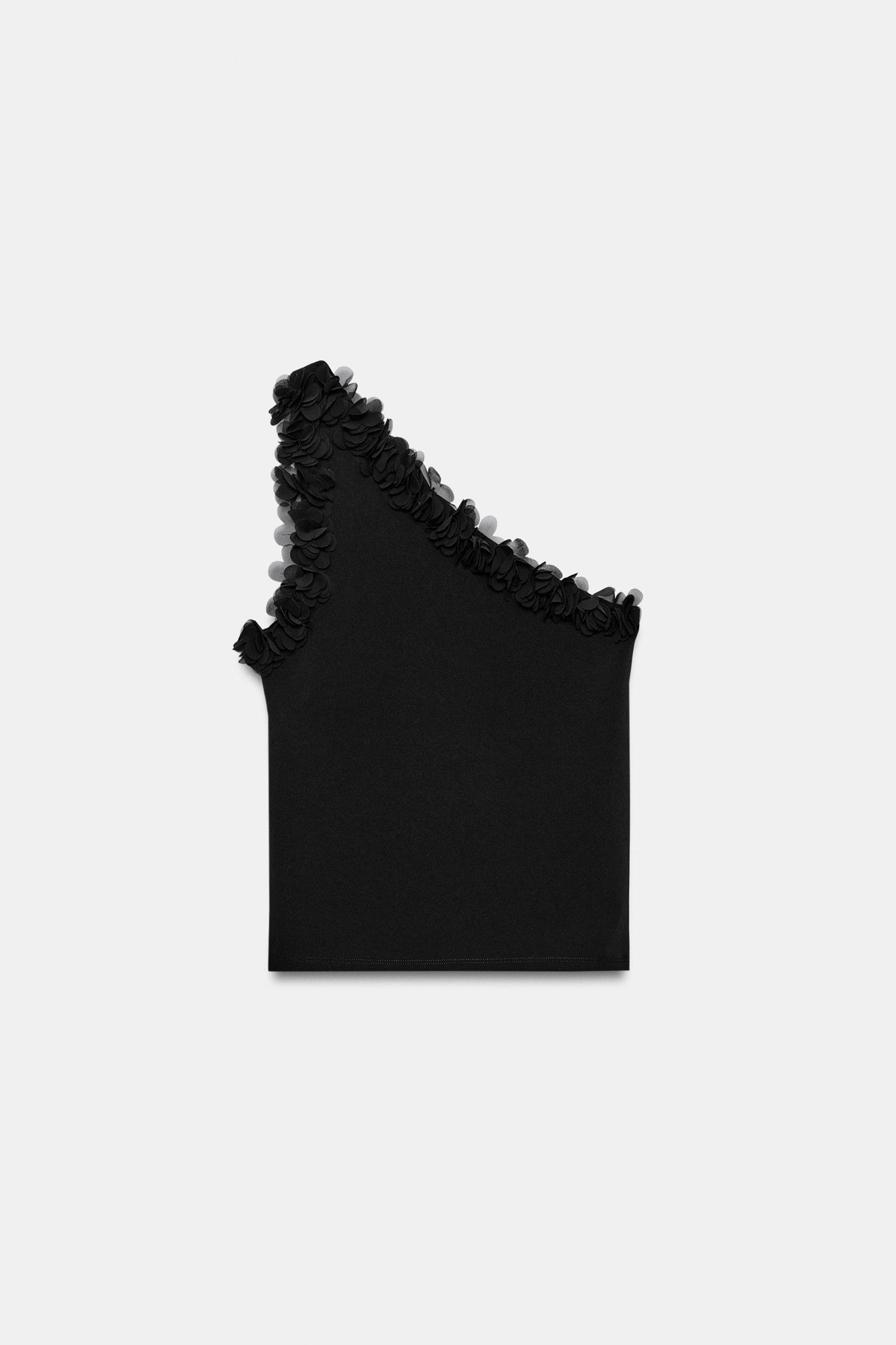 ASYMMETRIC FLORAL TOP Product Image