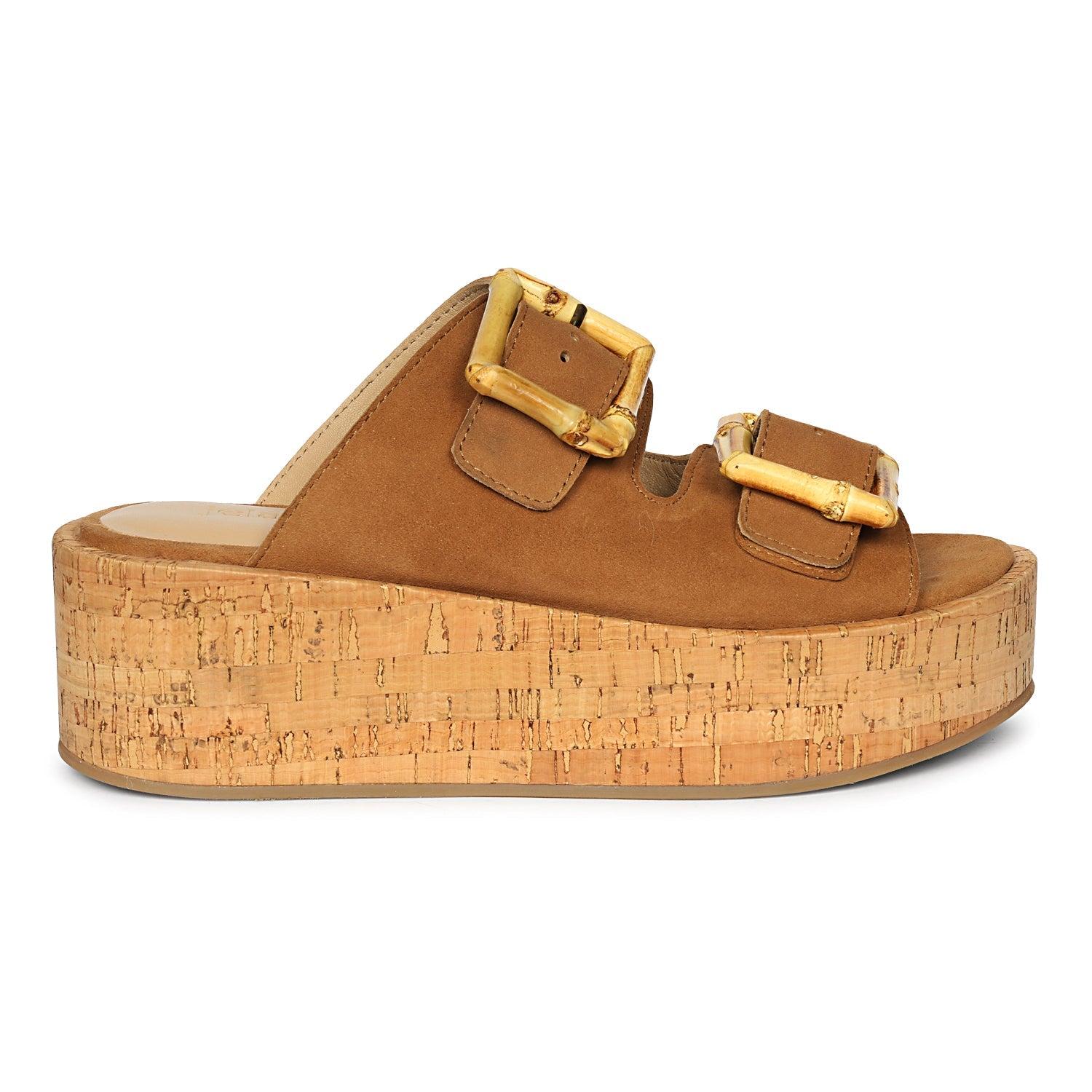 Corkie - Cognac Sandals Product Image