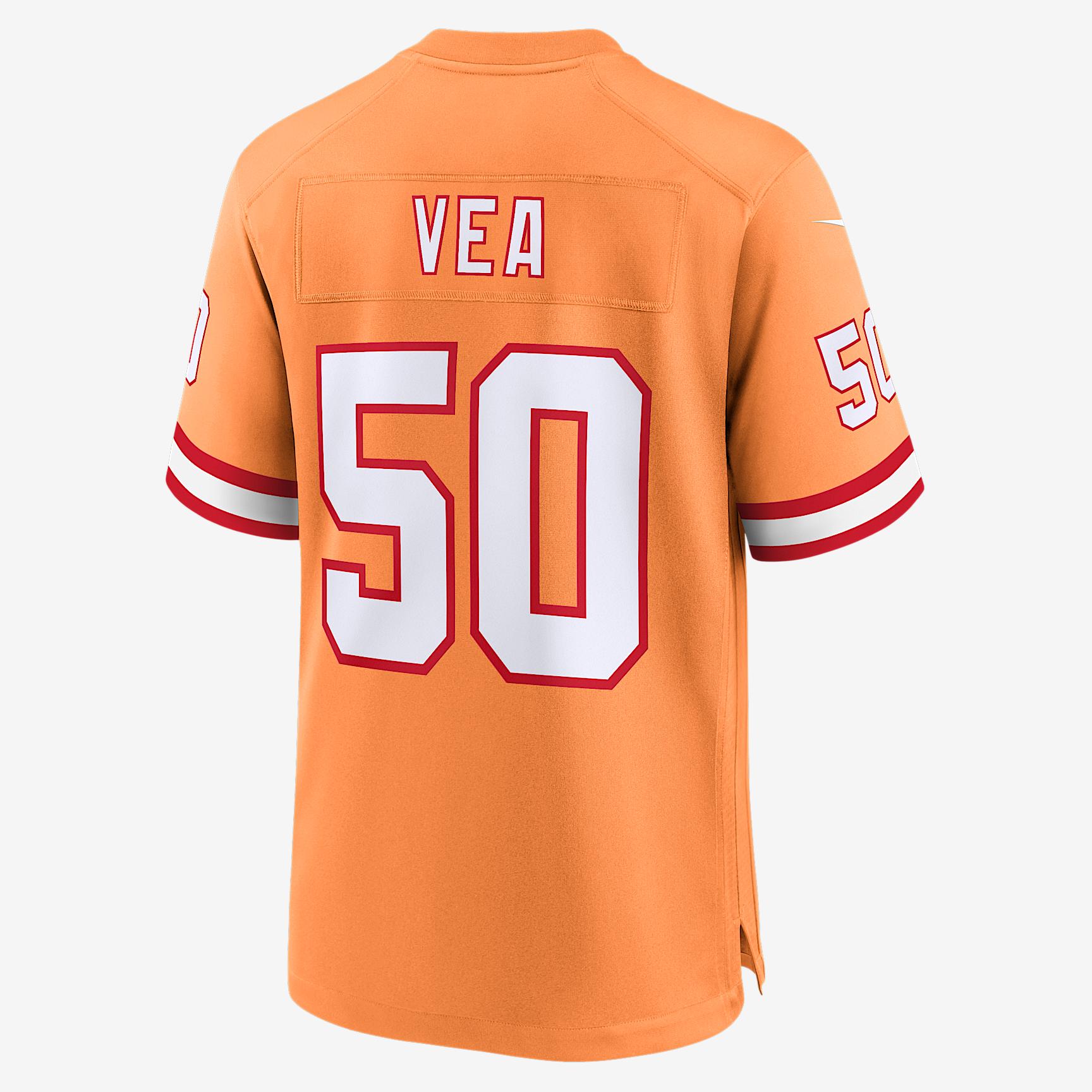 Vita Vea Tampa Bay Buccaneers 50th Anniversary Nike Mens NFL Game Jersey | 67NM01OS8BF-AW1 Product Image