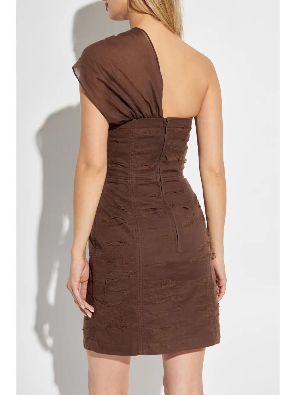 one-shoulder mini dress  Product Image