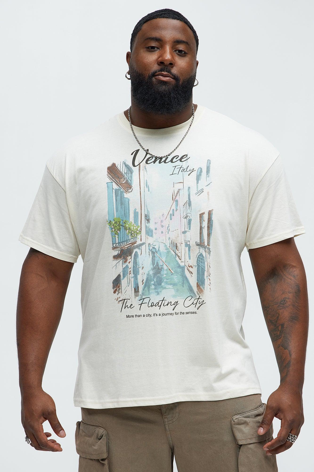 The Floating City Short Sleeve Tee - Natural Product Image