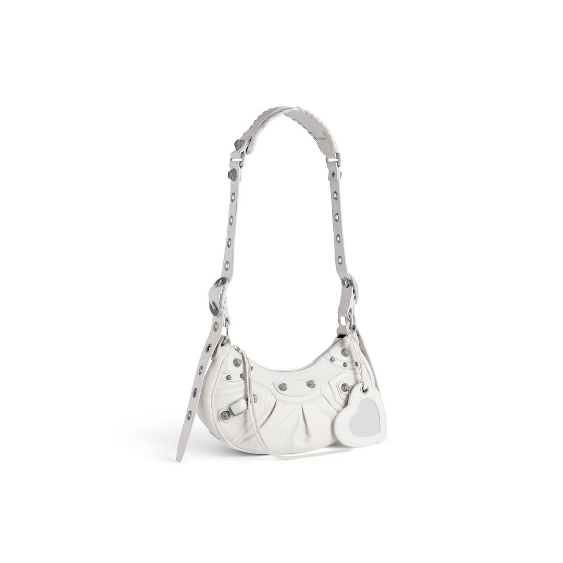 Women's Le Cagole Shoulder Bag Xs in White Product Image
