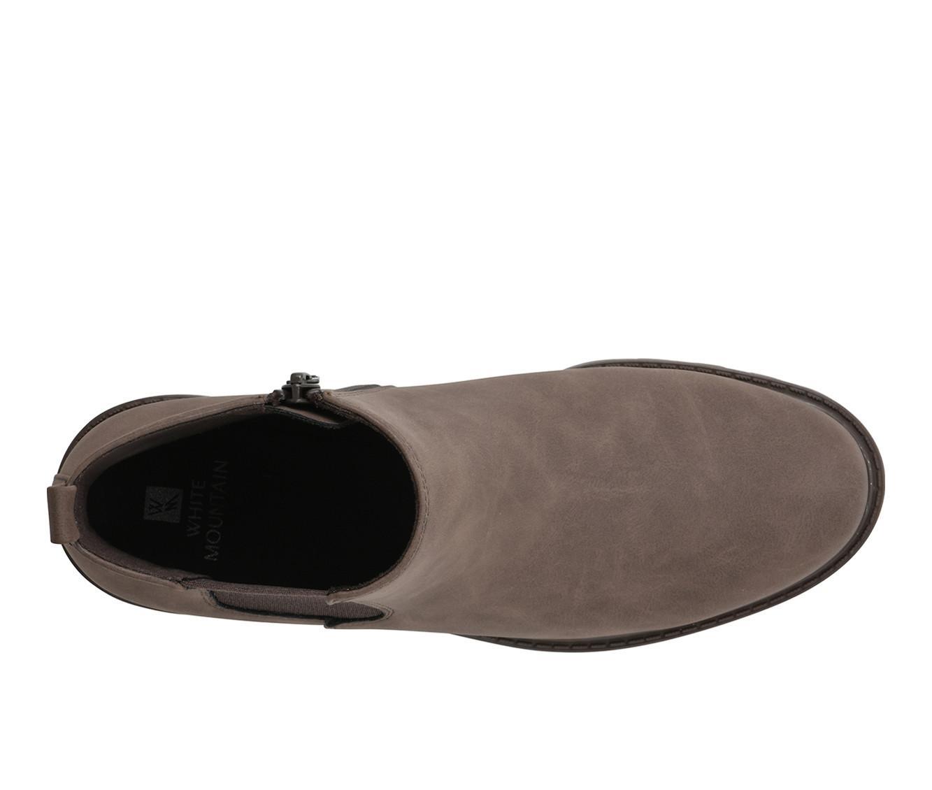 Women's White Mountain Caching Chelsea Booties Product Image