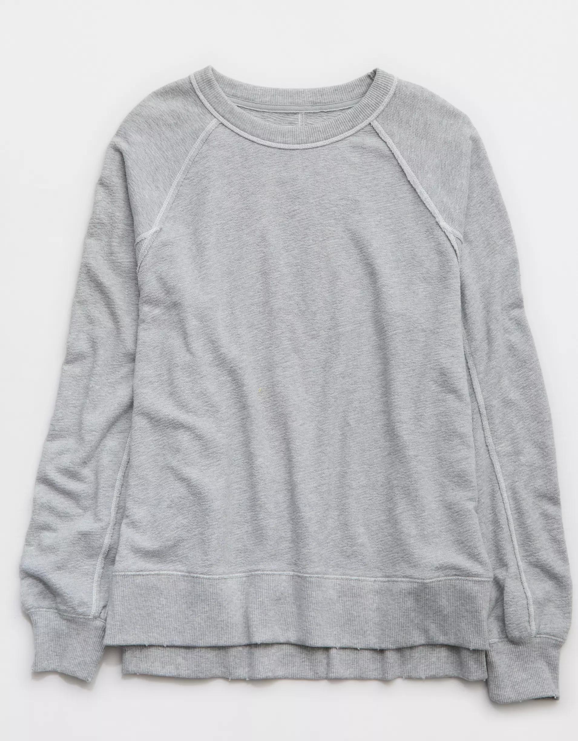 Aerie East West Crew Sweatshirt Product Image
