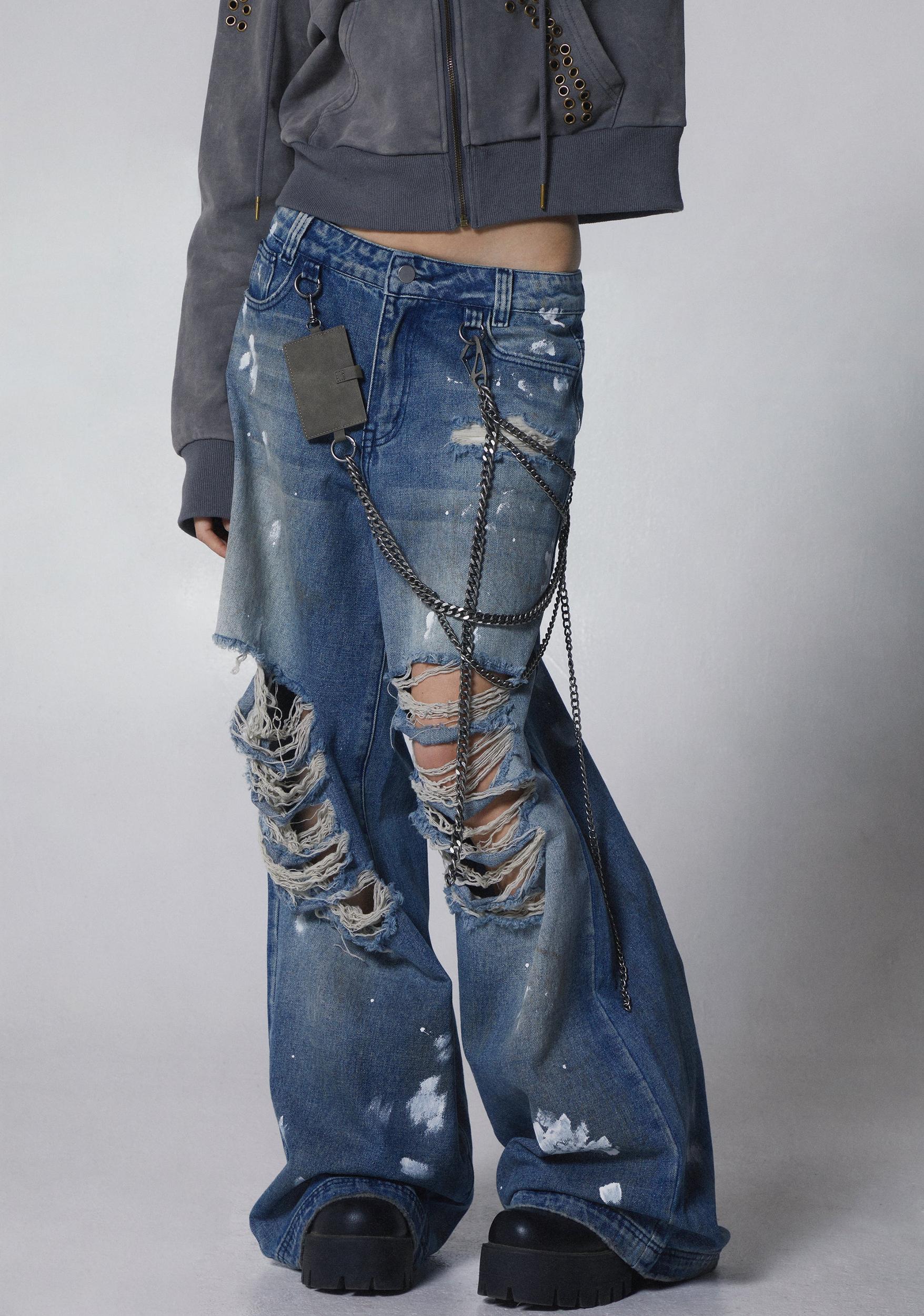 Hot Reputation Wide Leg Jeans Product Image