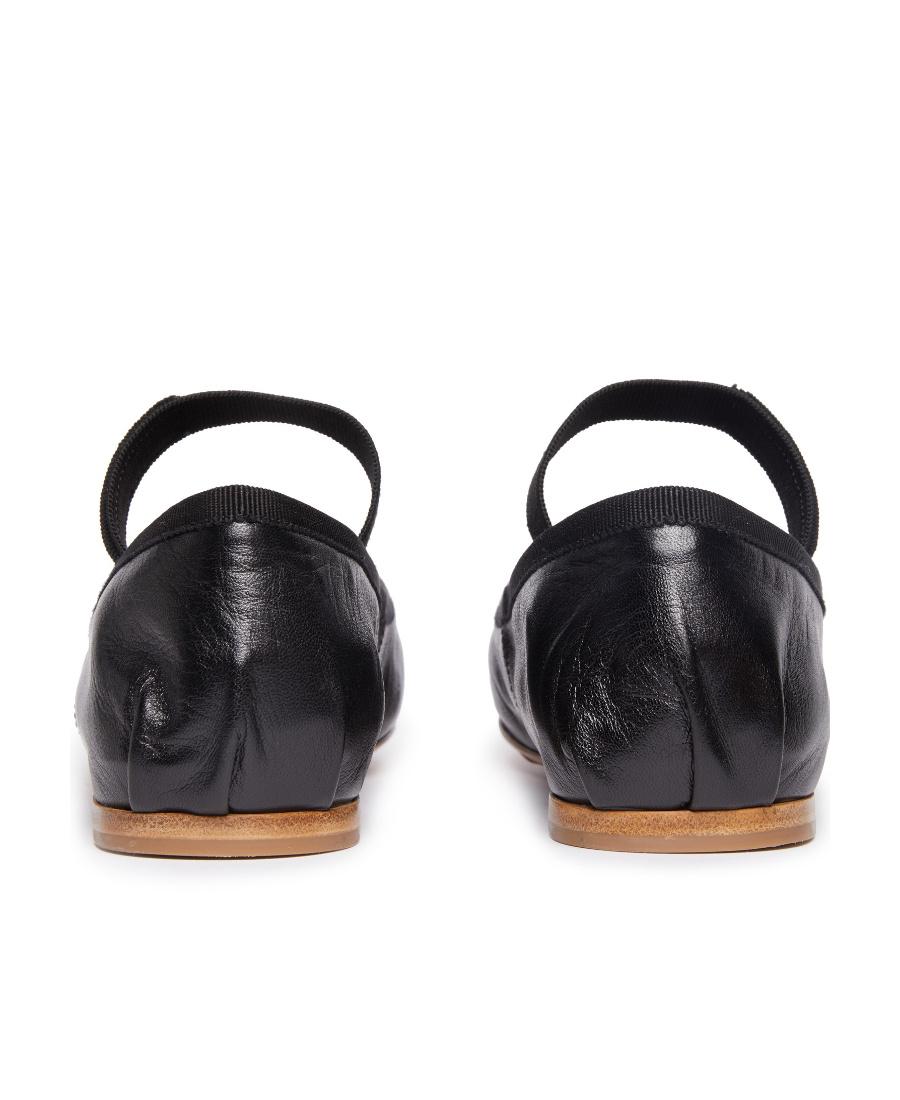 logo-strap ballerina shoes Product Image