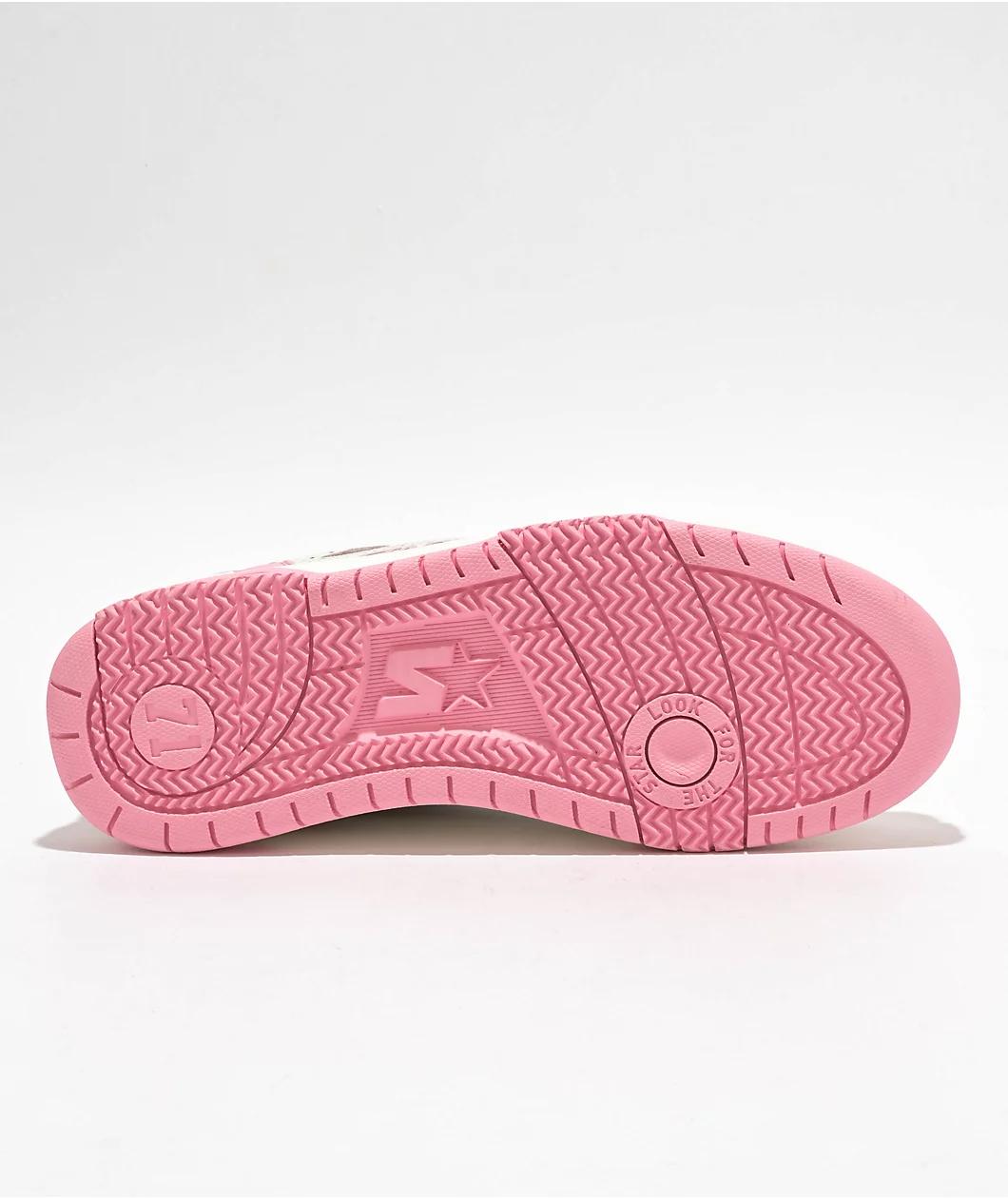 Starter Fast Break White & Pink Shoes Product Image