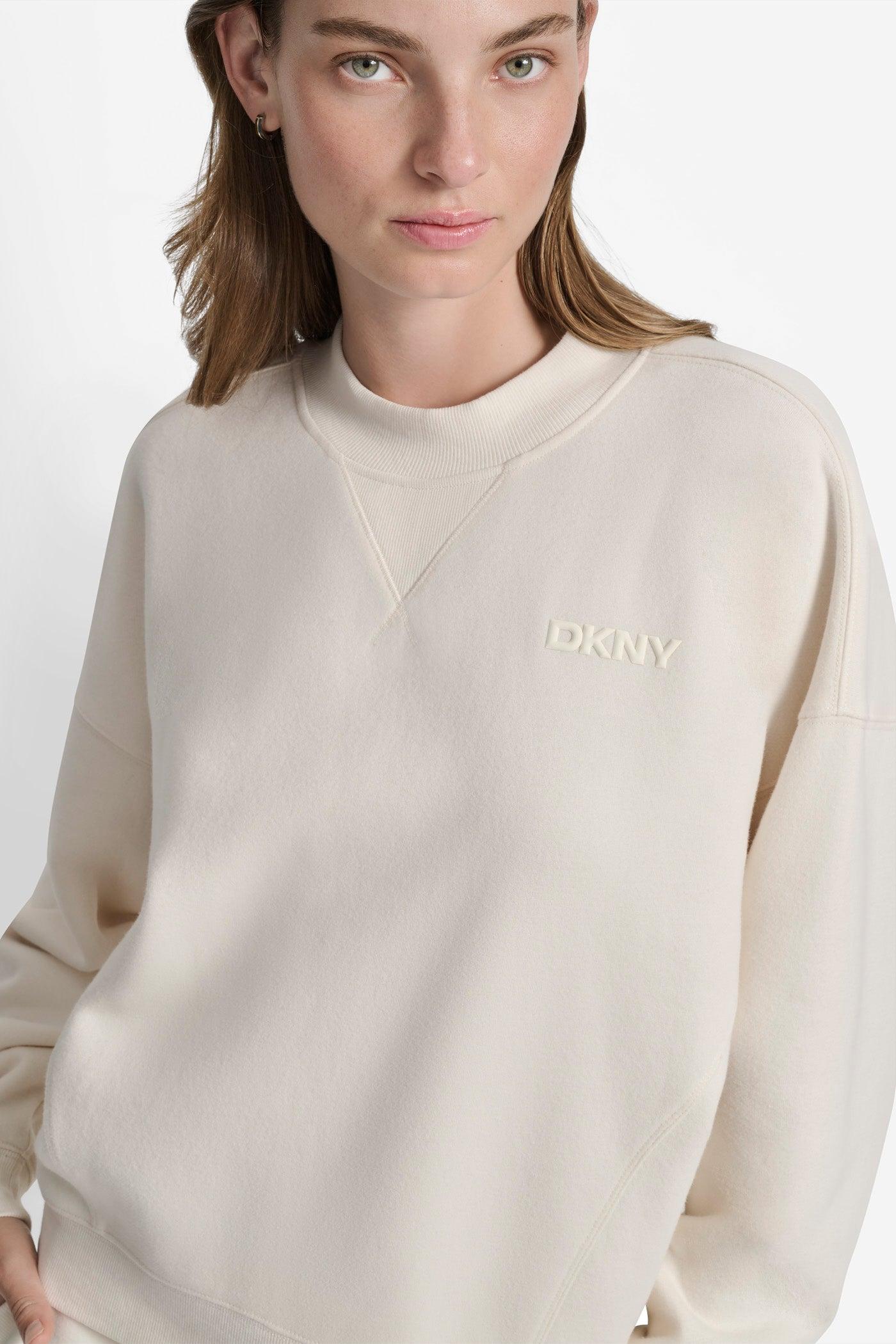 HD SILICONE LOGO CREW NECK PULLOVER WITH V INSET Product Image