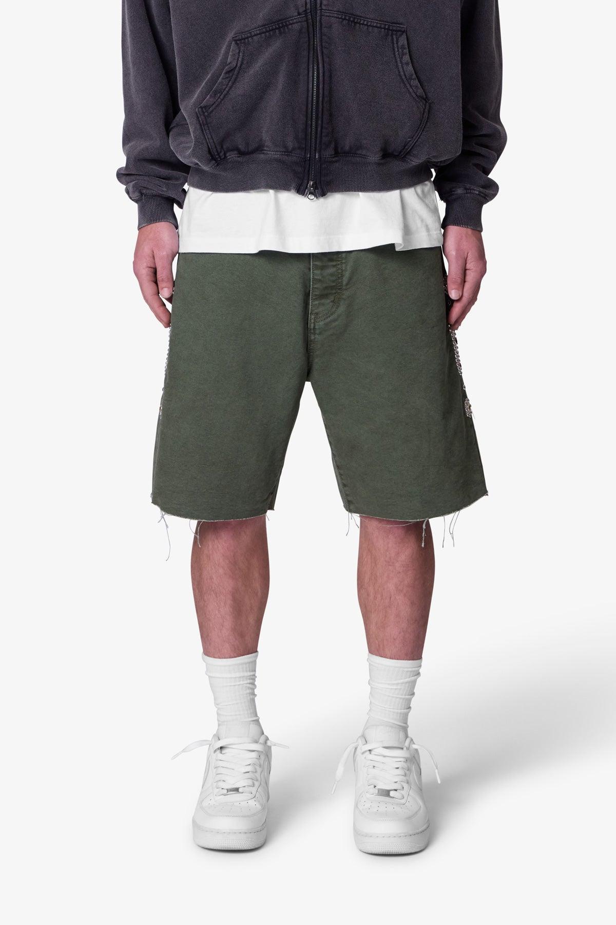 Mojave Canvas Shorts - Olive Product Image