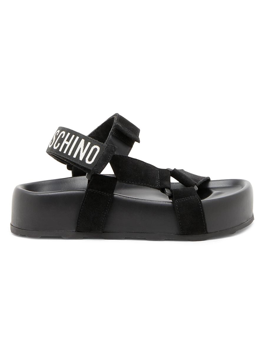 Moschino Womens Strappy Platform Sandals Product Image