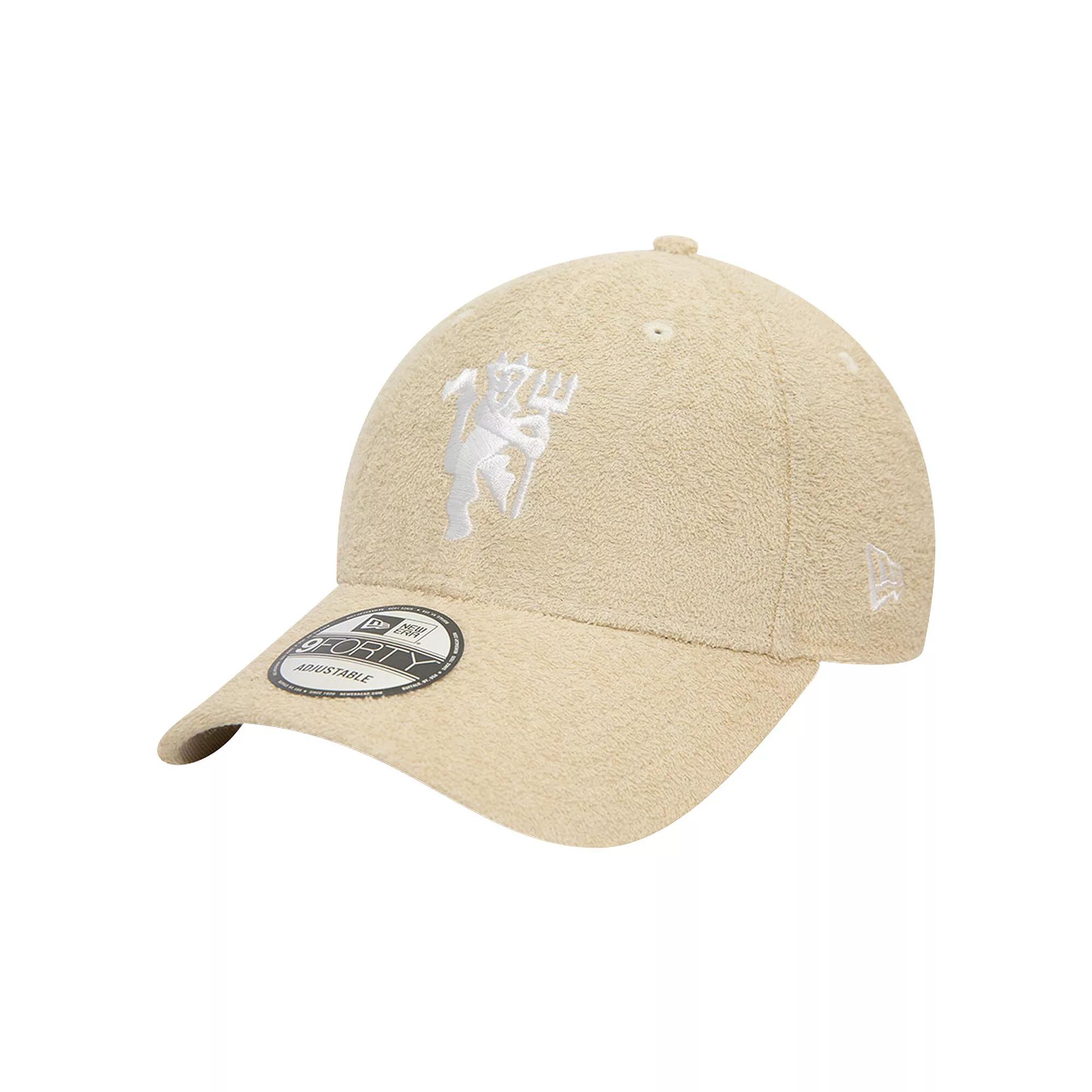 Men's New Era Tan Manchester United Terry 9FORTY Adjustable Hat, Man Team Product Image