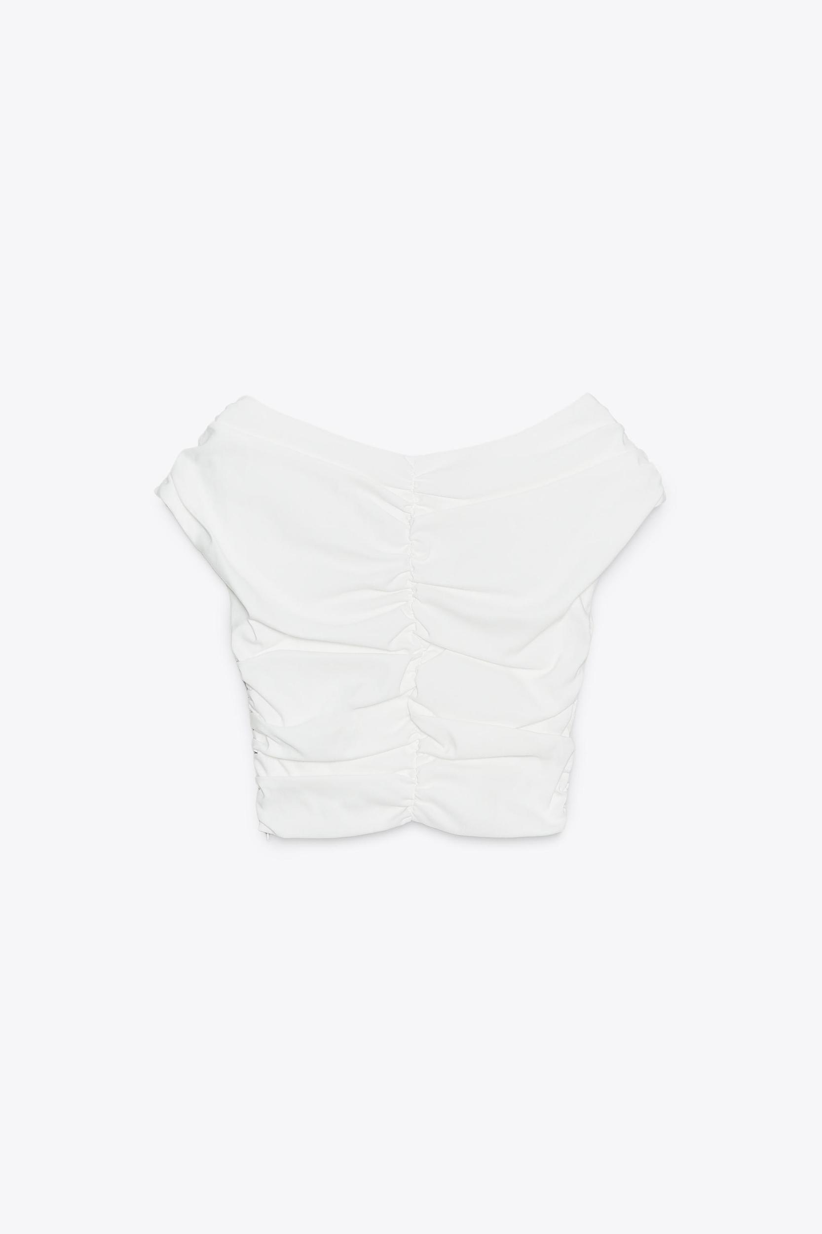 DRAPED CROP TOP Product Image