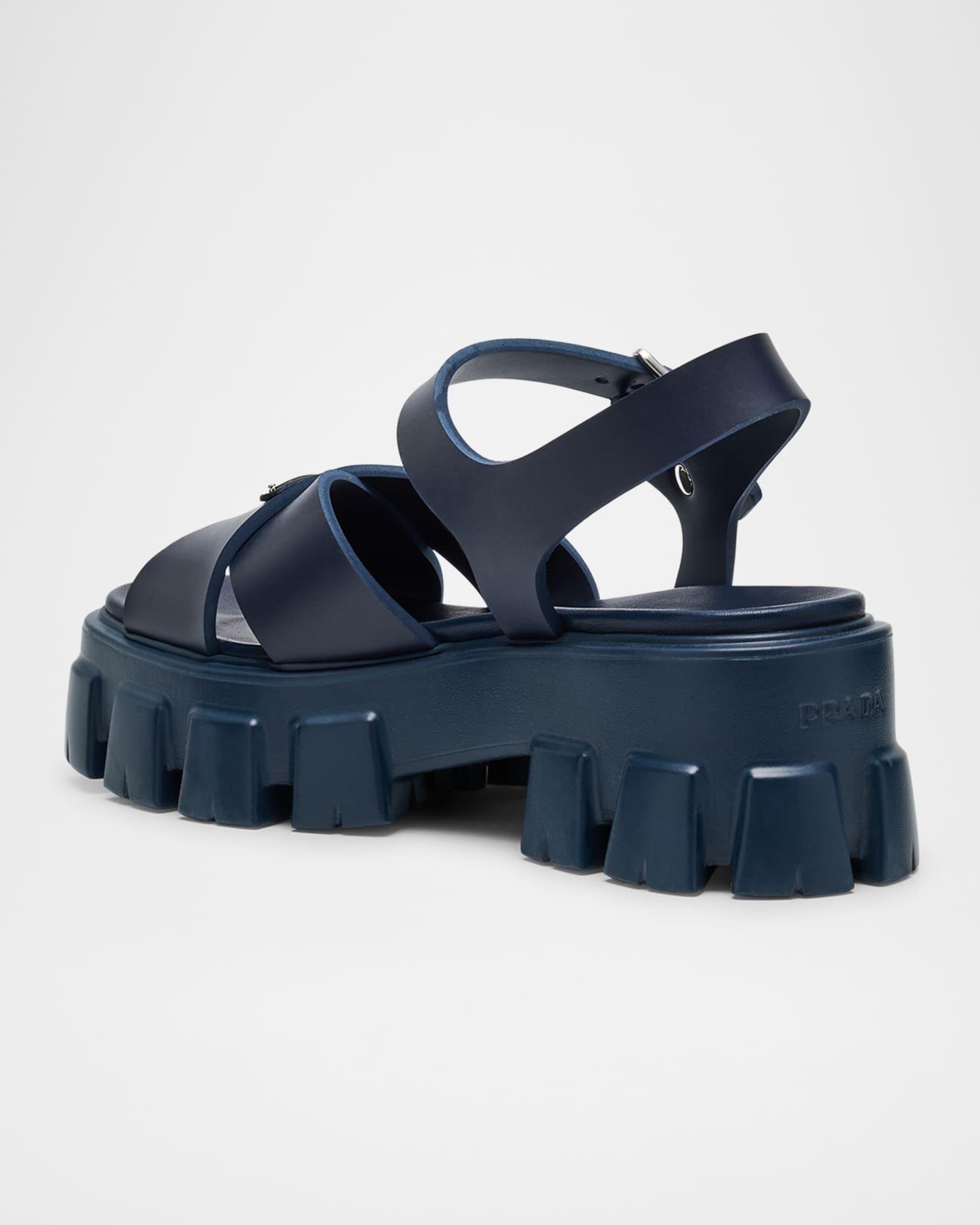 Monolith Crisscross Ankle-Strap Chunky Sandals Product Image