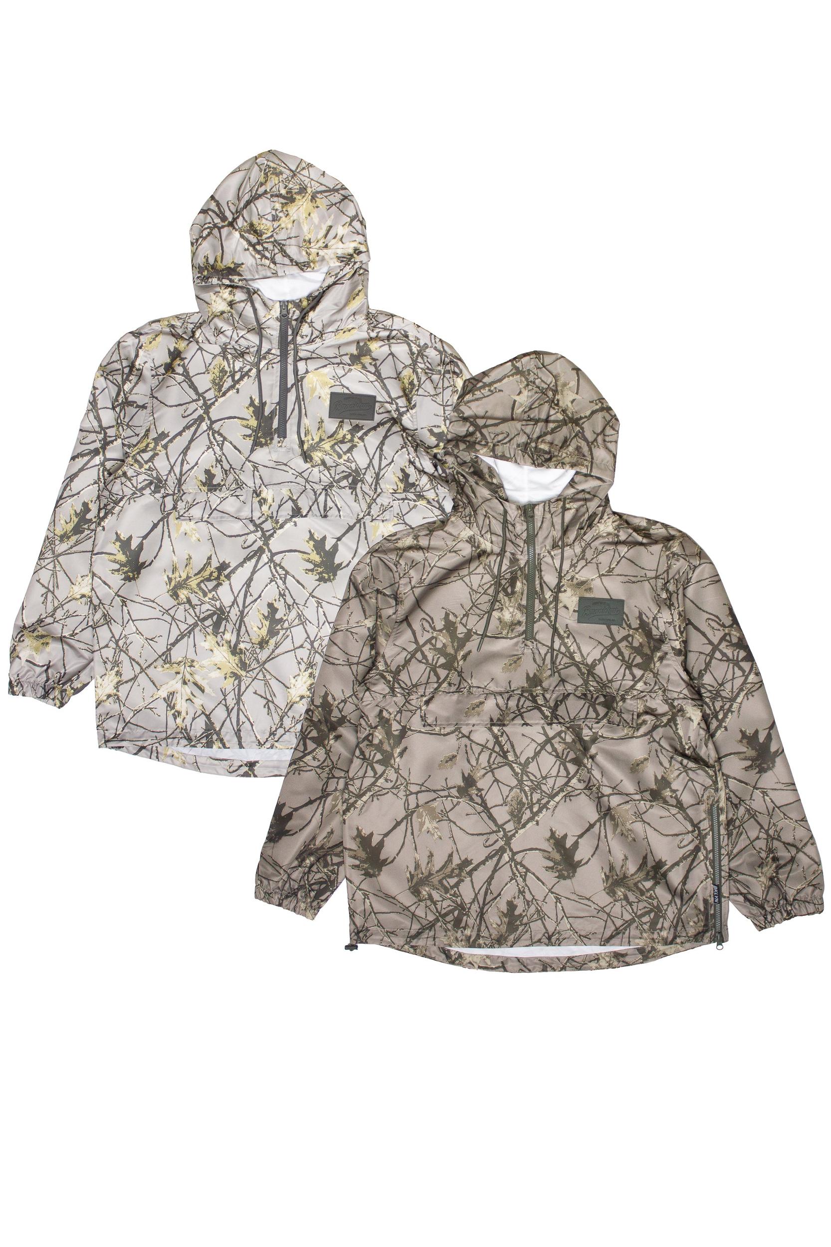 Woodland Camo Pullover Windbreaker Product Image