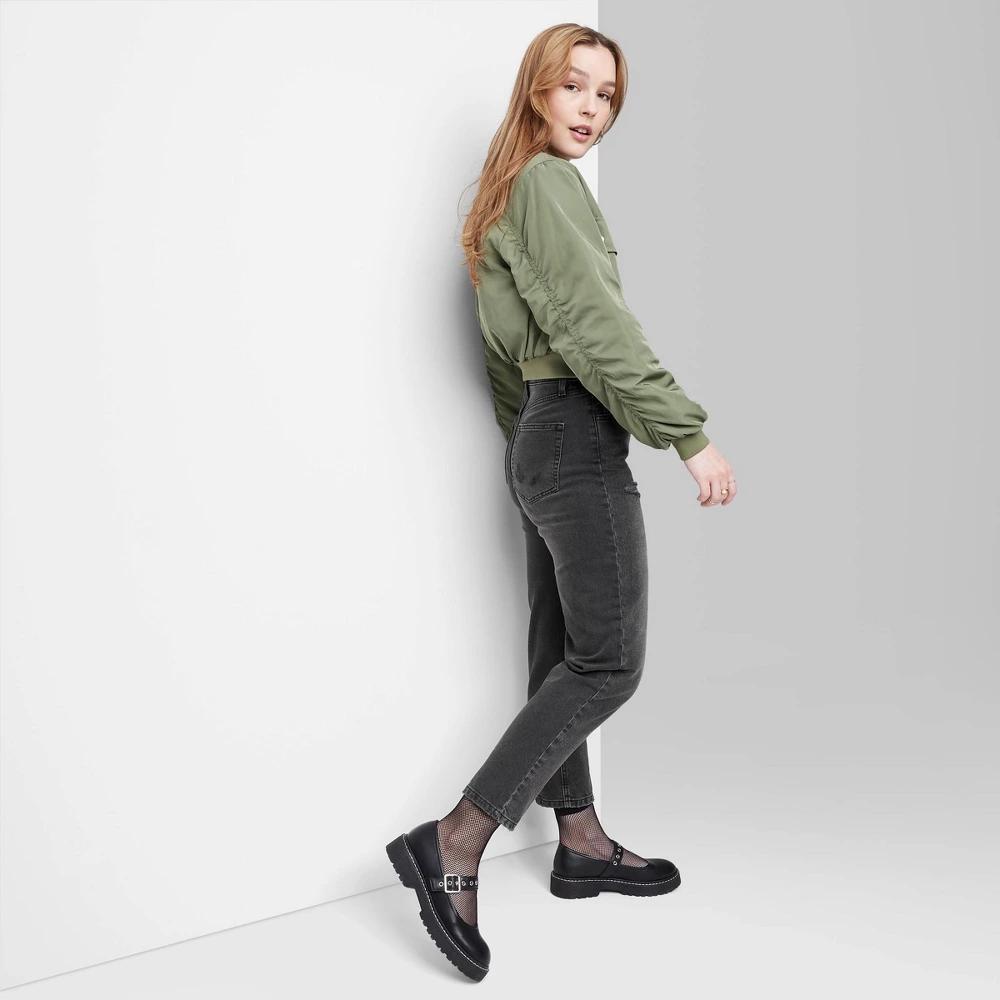 Women's Super-High Rise Tapered Jeans - Wild Fable™ 0: Recycled Cotton Blend, Midweight Denim, Ankle Length Product Image