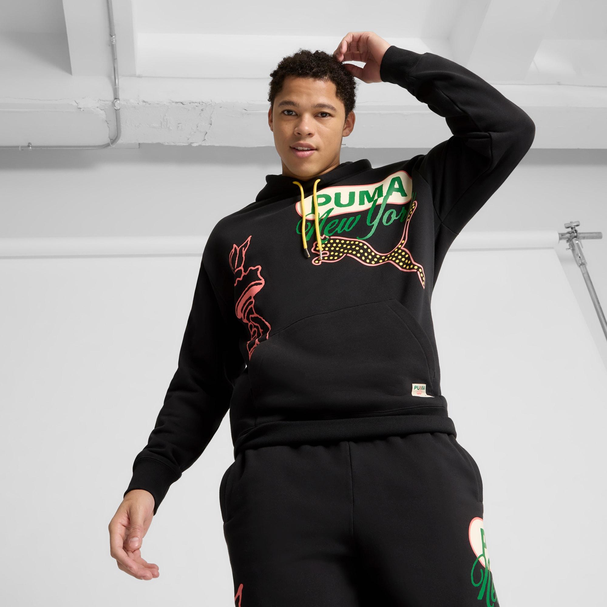 Wardrobe Essentials Bright Lights NYC Flagship Men's Hoodie Product Image