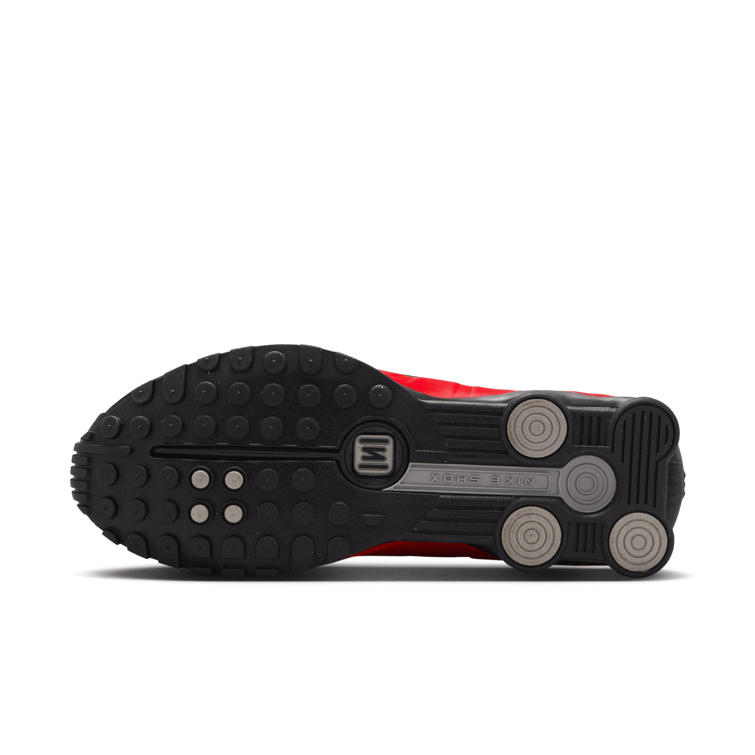 Nike Mens Nike Shox R4 - Mens Shoes University Red/Black/Metallic Silver Product Image