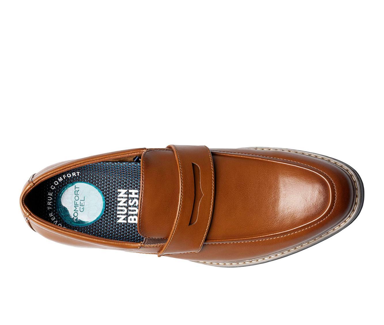 Men's Nunn Bush Carmelo Moc Toe Penny Loafer Dress Shoes Product Image