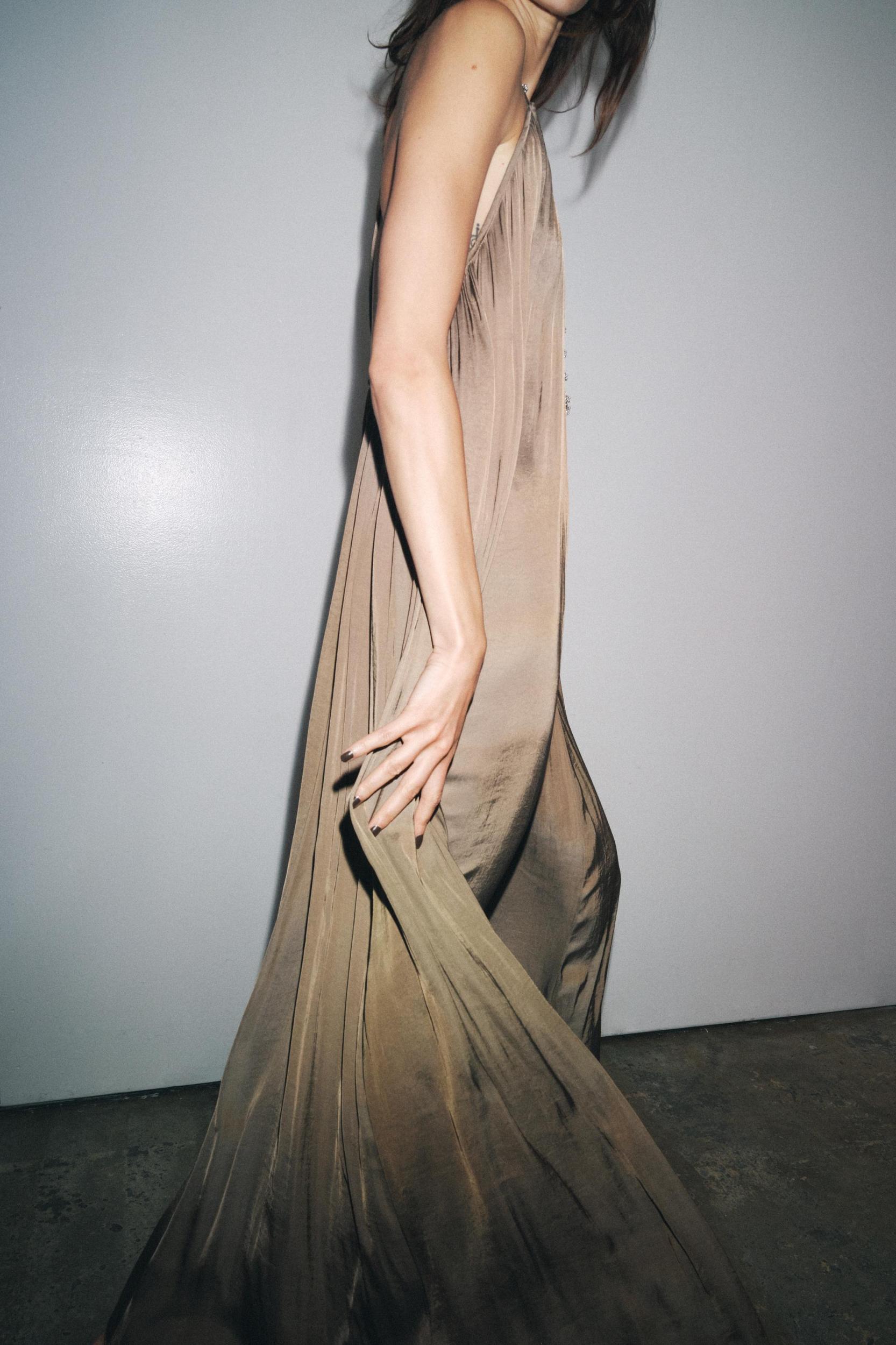 ZW COLLECTION SATIN MAXI DRESS Product Image