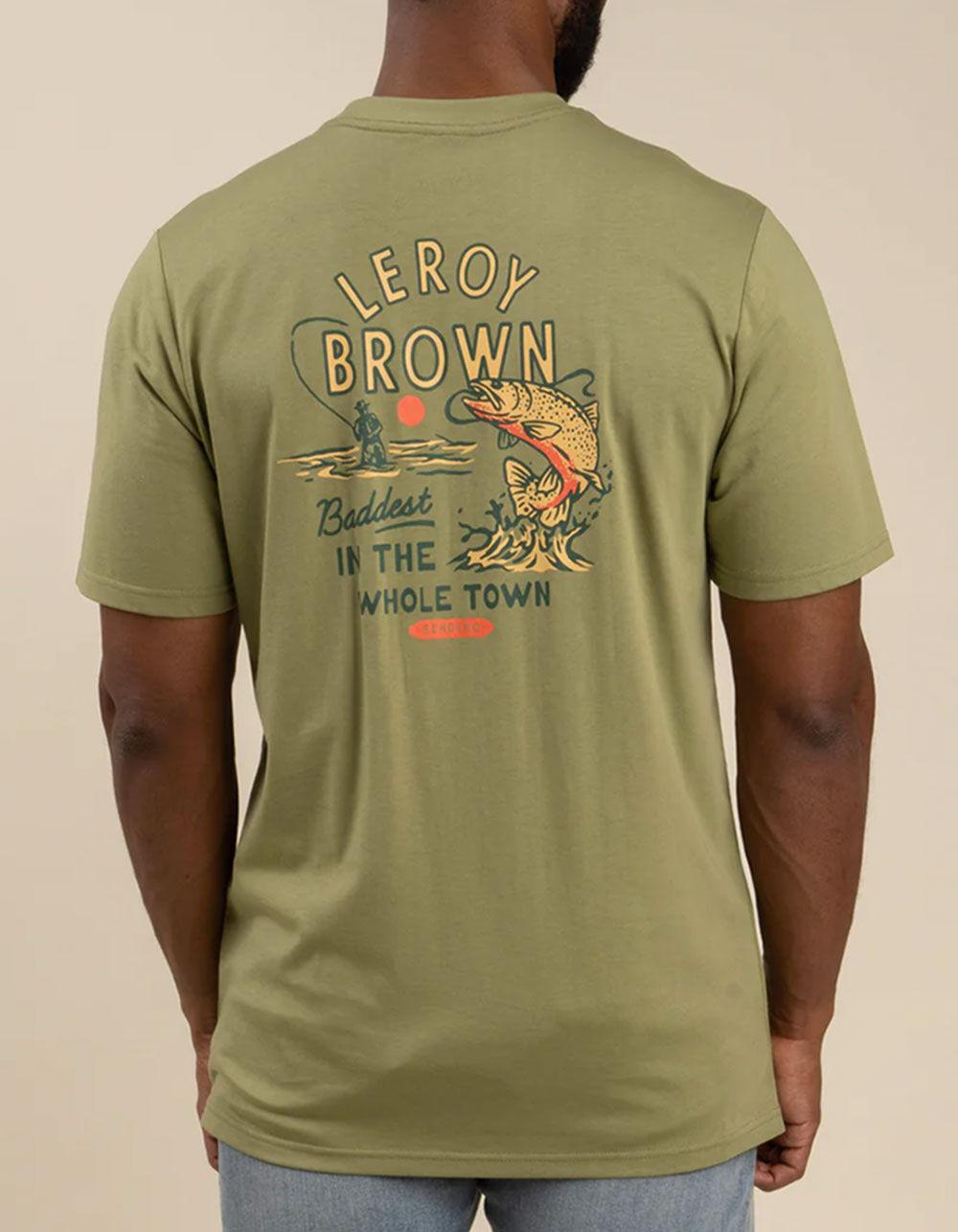 SENDERO PROVISIONS CO. Leroy Brown Mens Tee - SAGE Product Image
