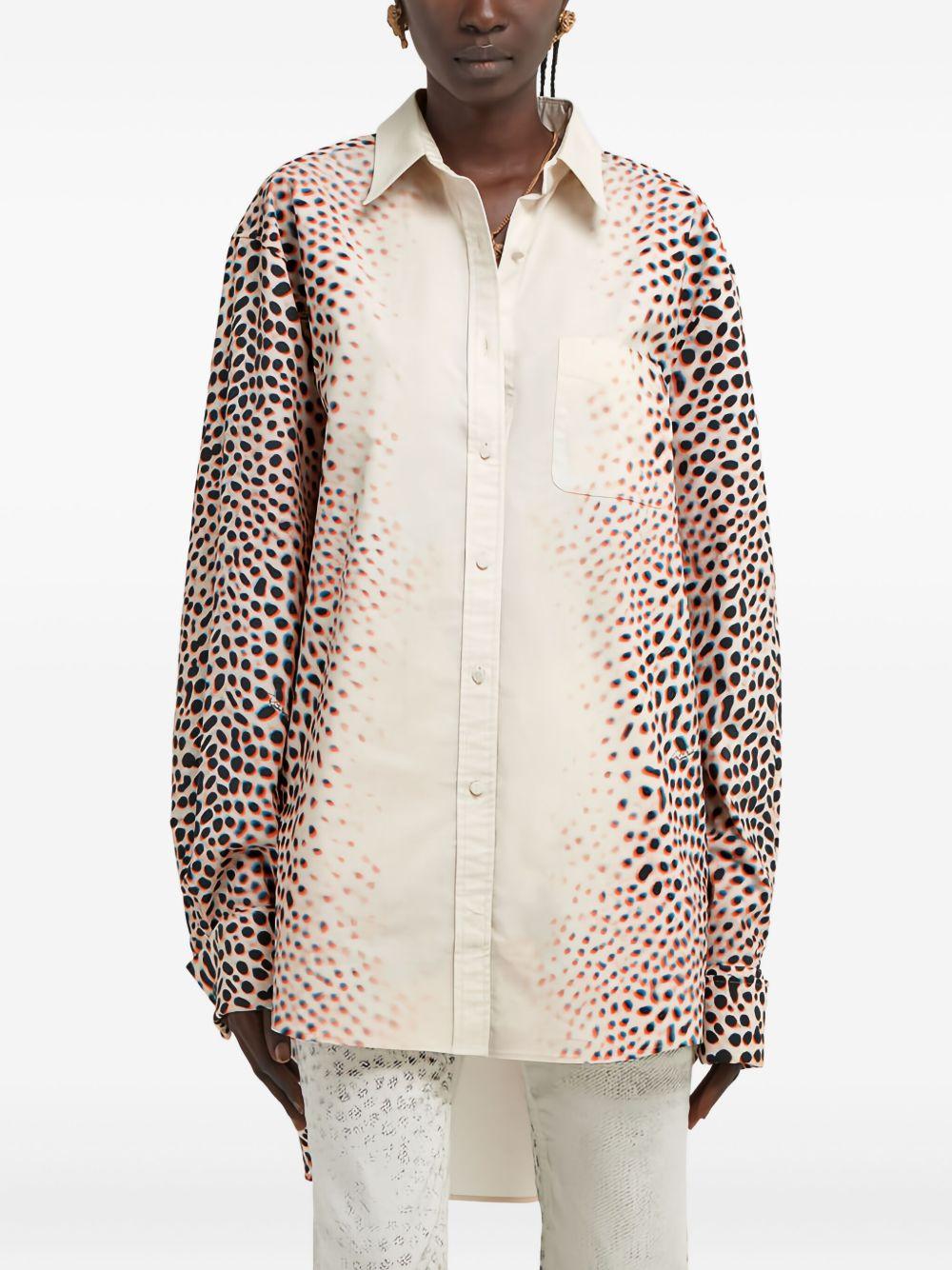 print mini shirt dress Product Image