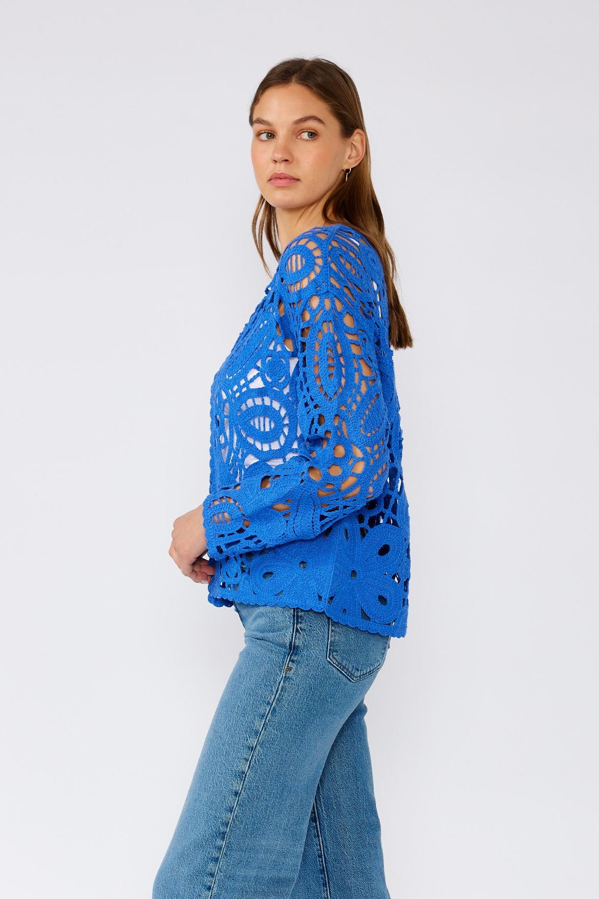 Crochet Wrap Top Product Image