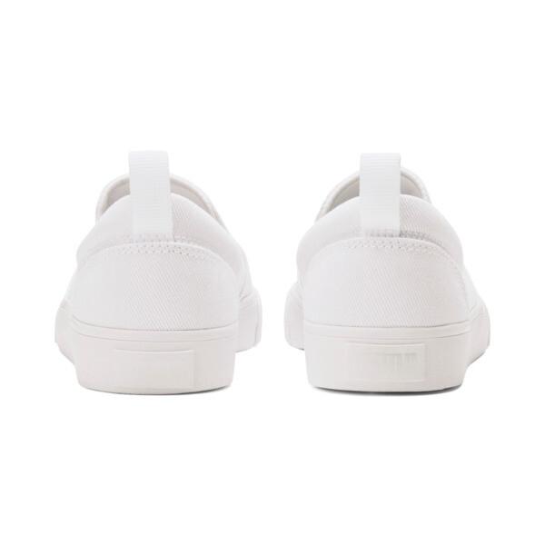 PUMA Bari Slip-On Comfort Women's Shoes in White/Silver Product Image