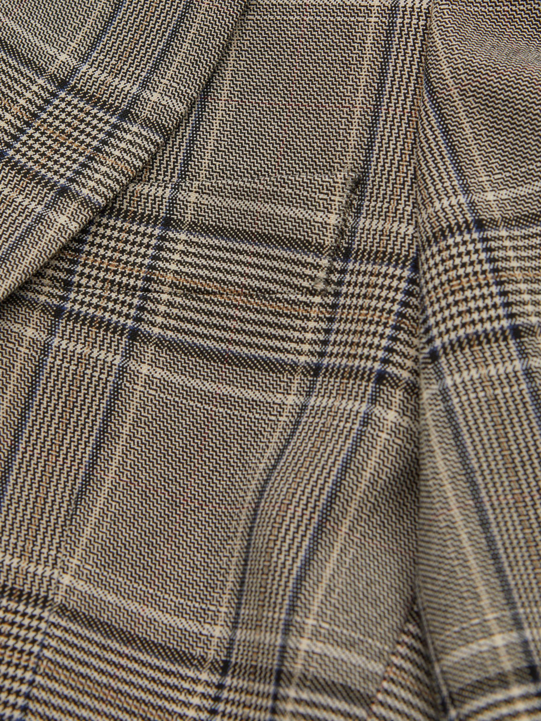 Petite Checked Slim Fit Suit Blazer in Grey Check Product Image