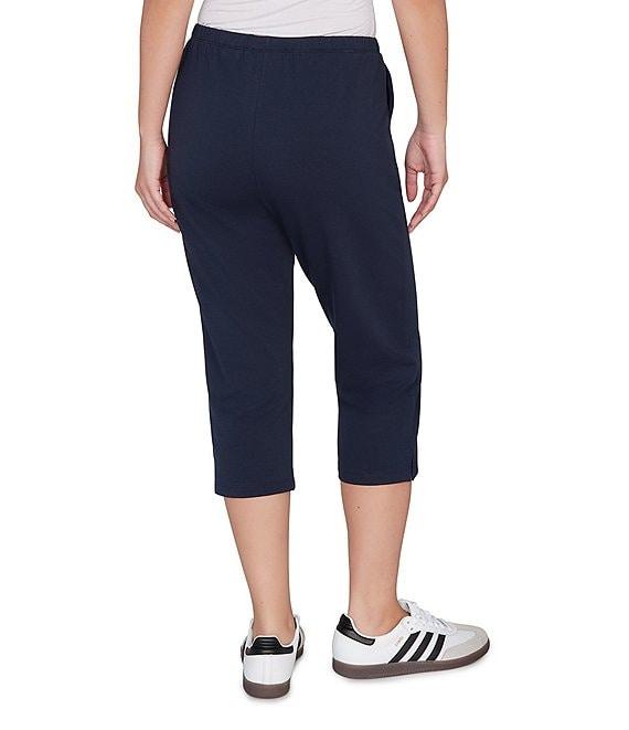 Ruby Rd. Petite Size French Terry Knit Pull-On Pants Product Image