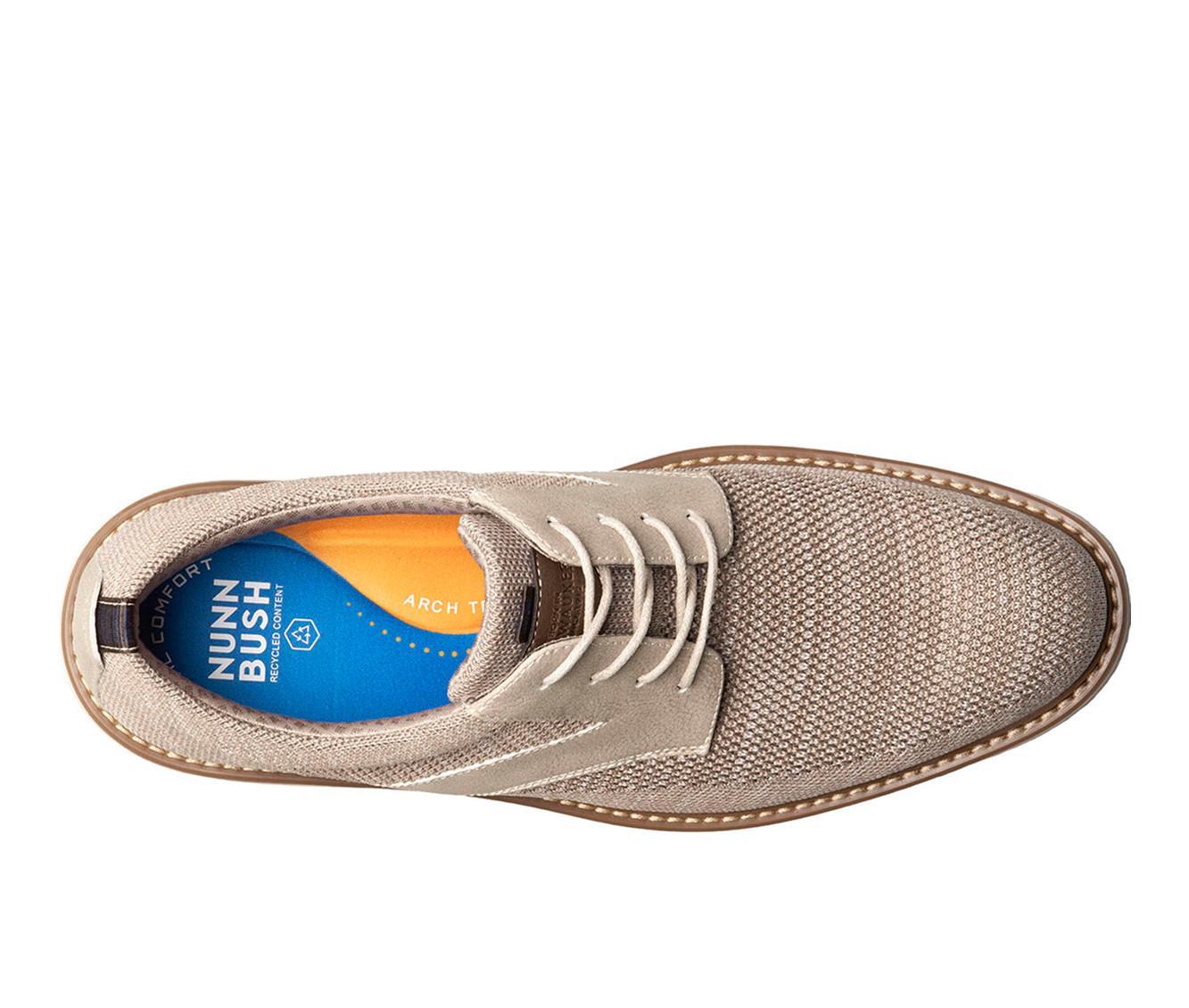 Men's Nunn Bush Griff Knit Plain Toe Oxford Casual Oxfords Product Image