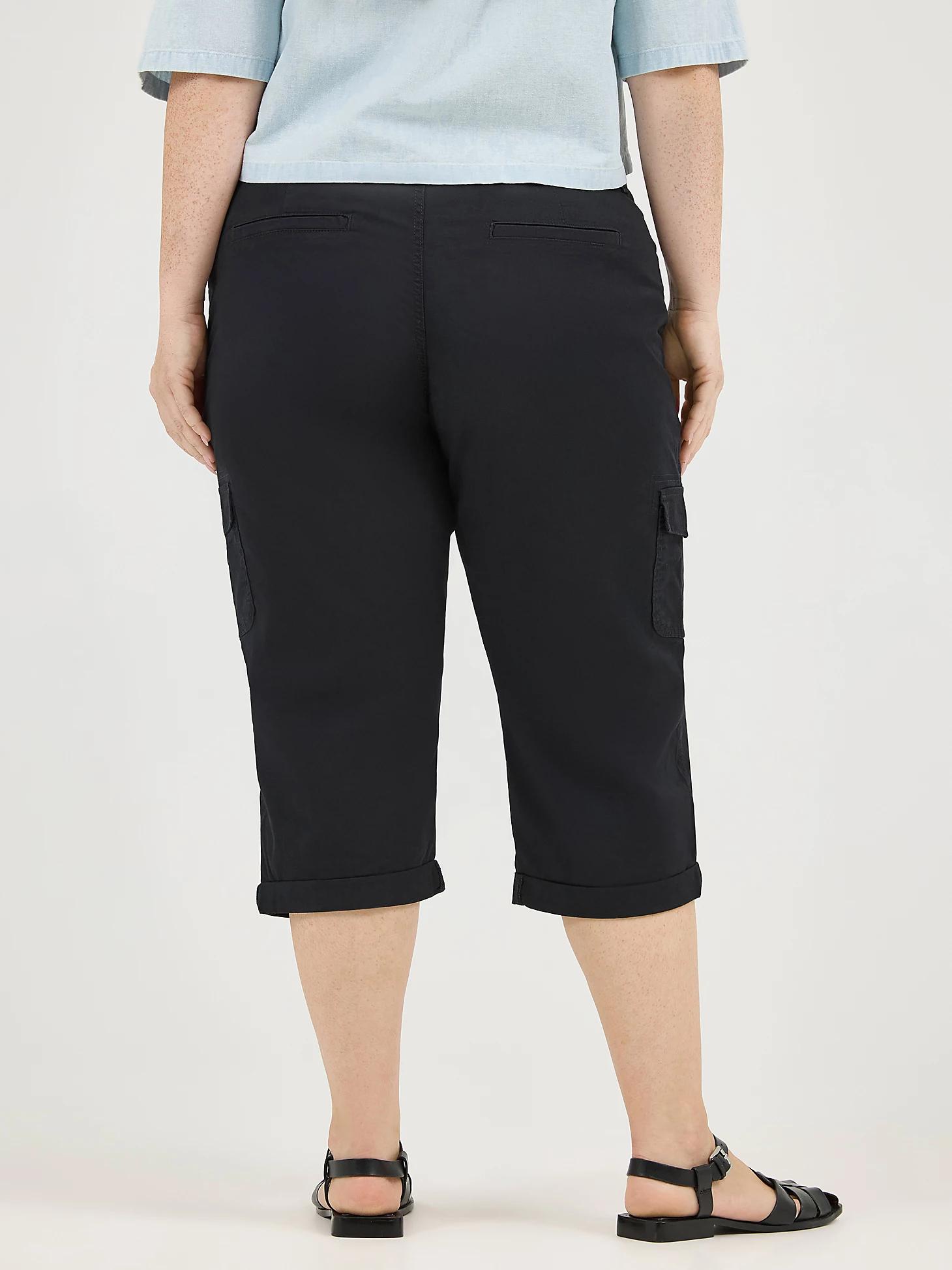 Women’s Relaxed Fit Austyn Cargo Capri (Plus) | Women's Capris & Crops | Lee® Product Image