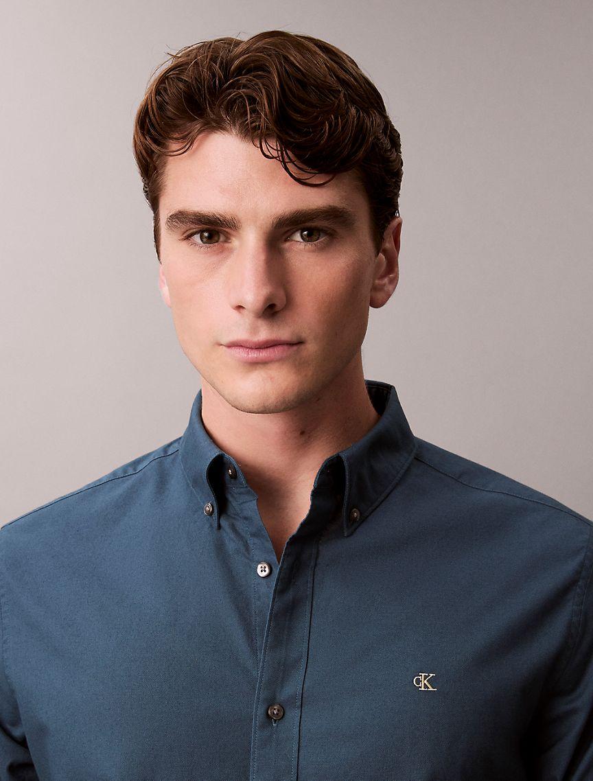 Solid Oxford Classic Button-Down Shirt Product Image