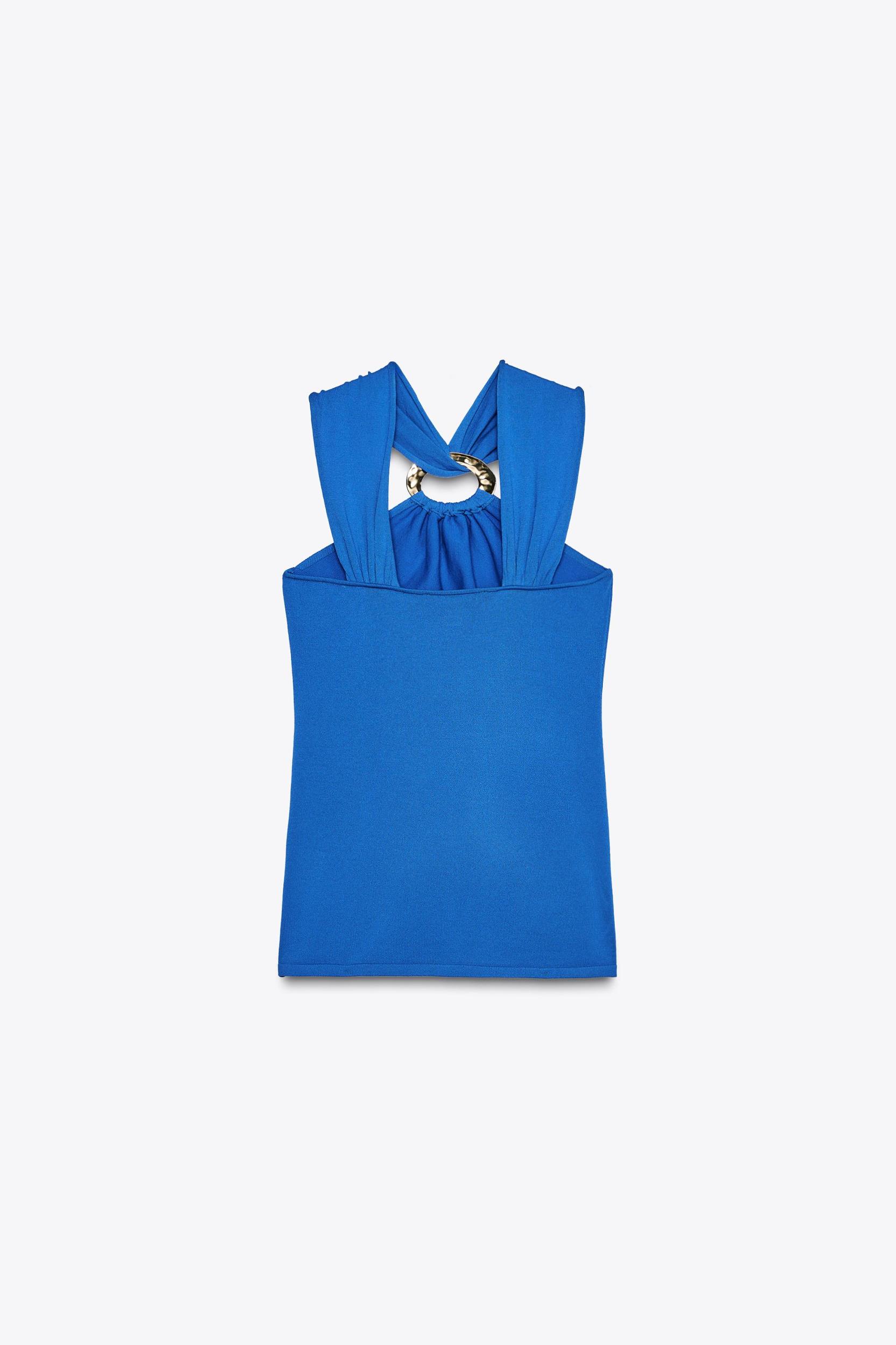 HALTER KNIT TOP Product Image