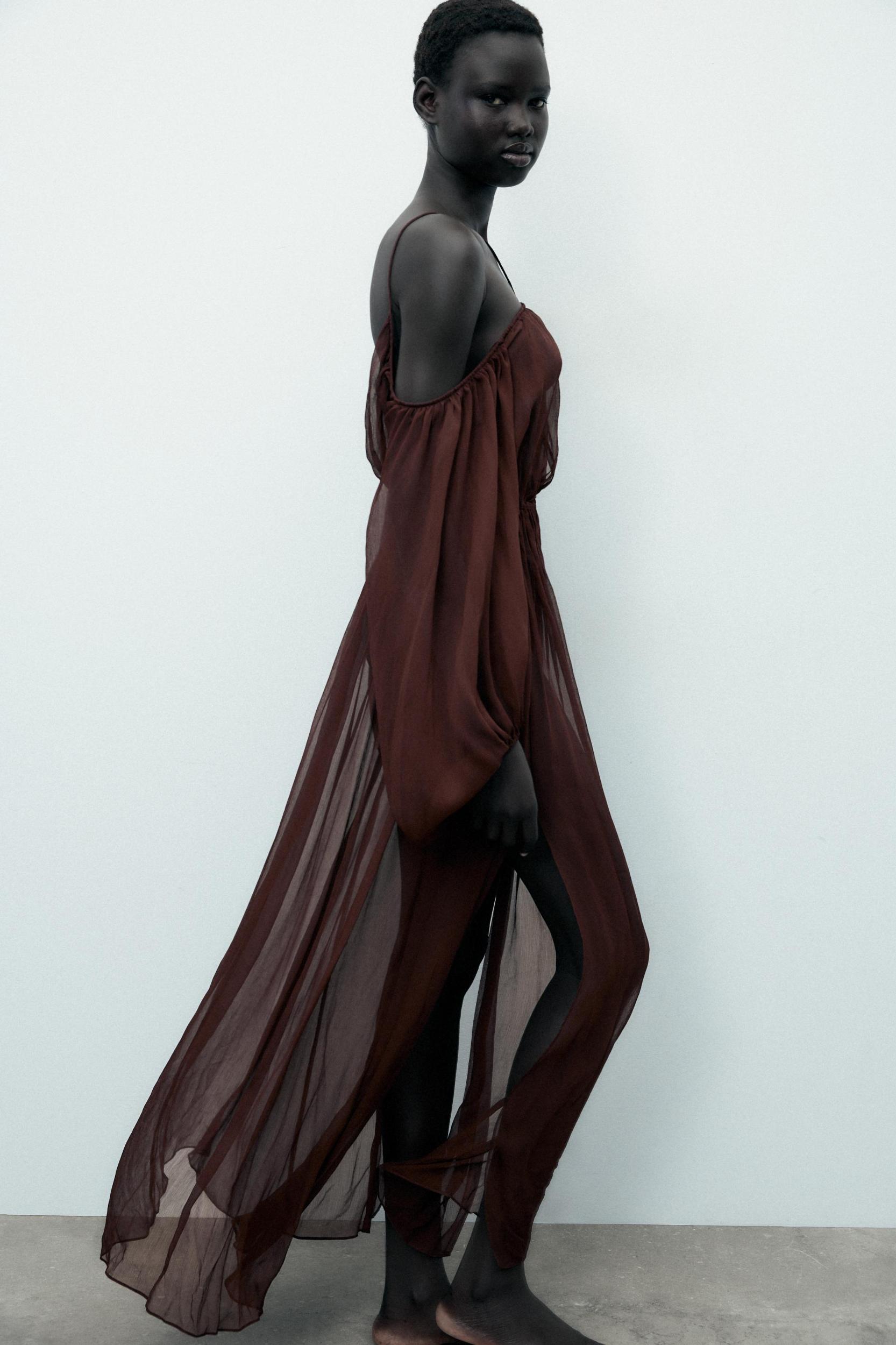 FLOWY LONG DRESS Product Image