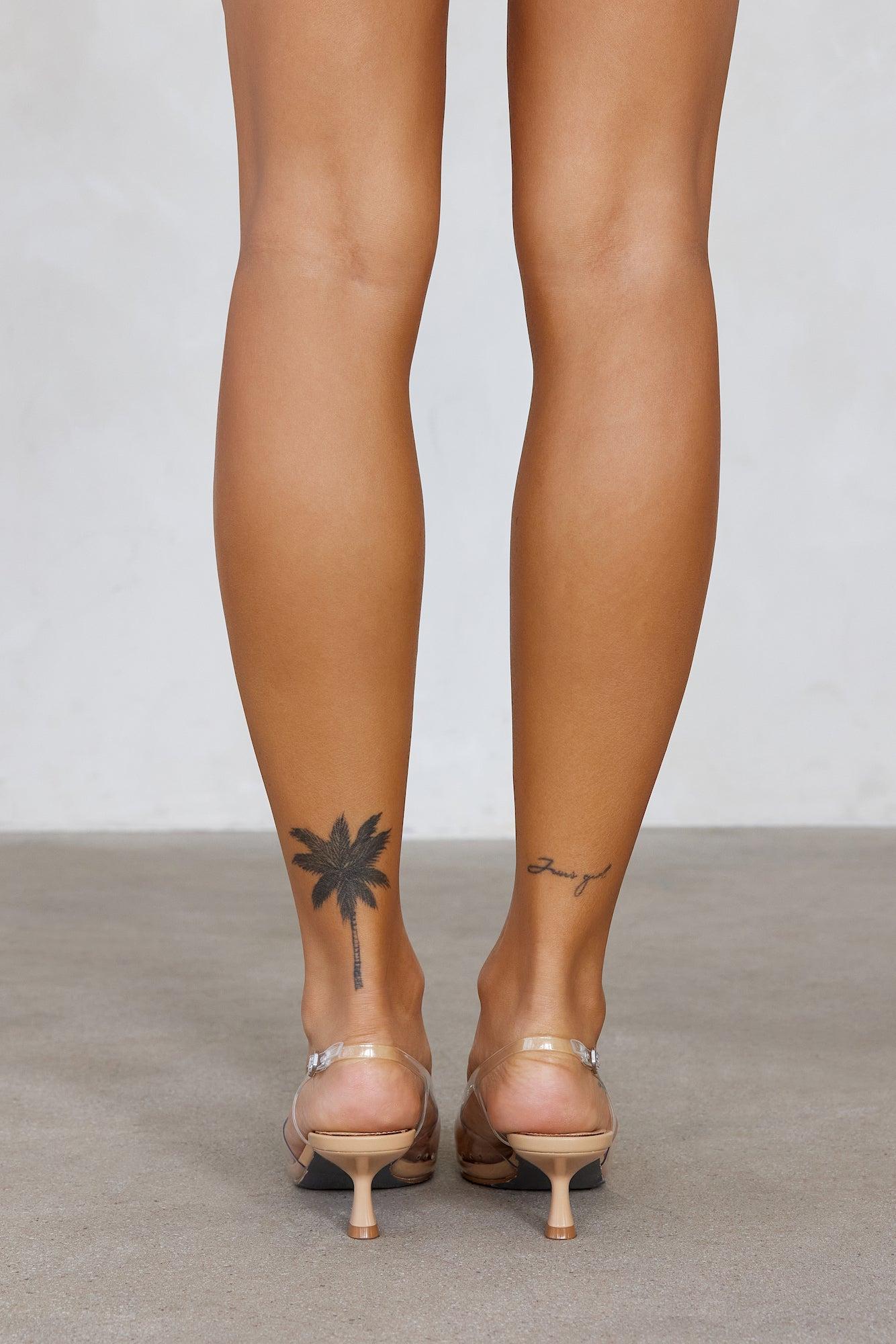 Lorah Sling Back Heels Clear Product Image