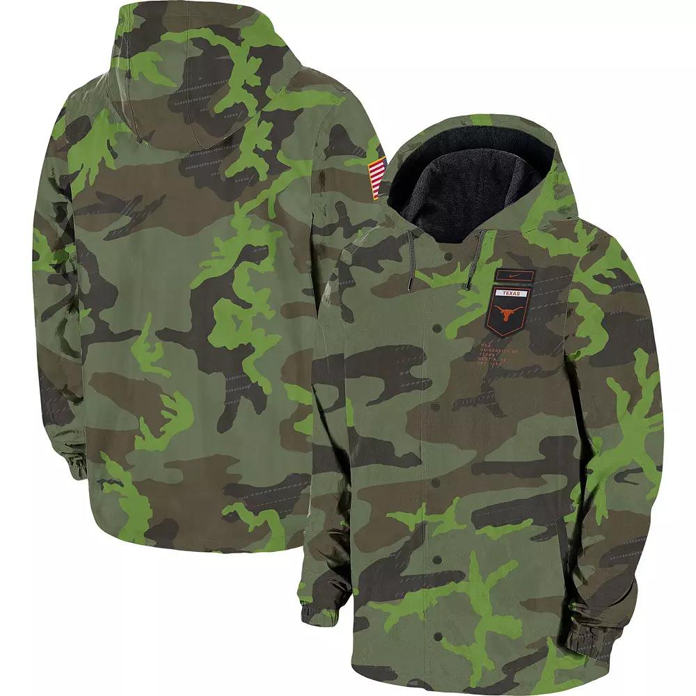 Men's Nike Camo Texas Longhorns Hoodie Full-Snap Jacket,  Product Image