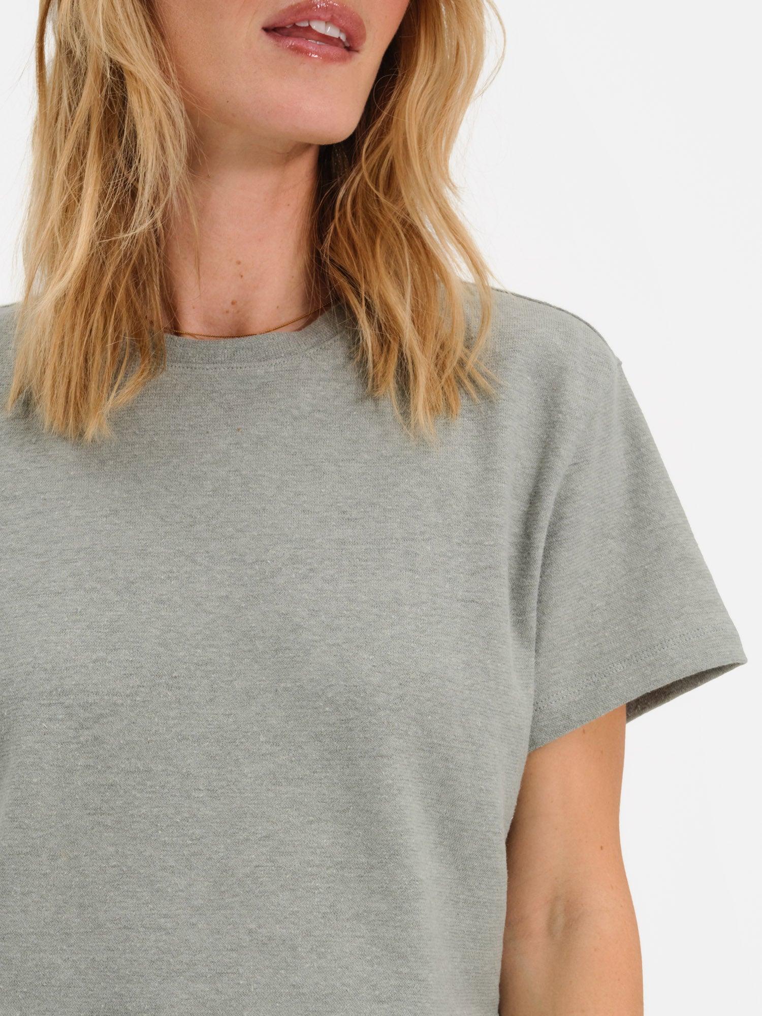 Regenerative Hemp Relaxed Crop Tee Female Product Image