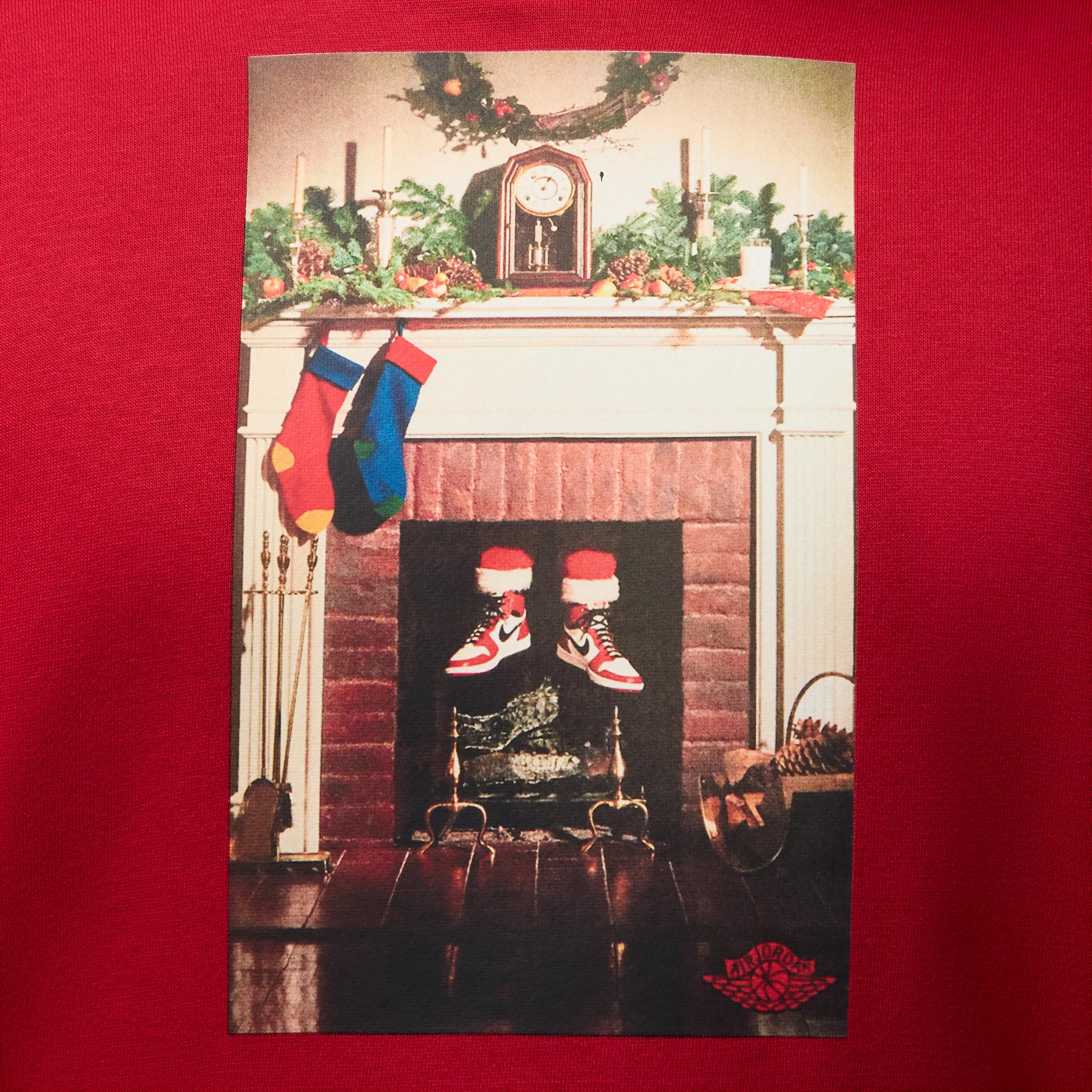 Mens Jordan Jumpman Chimney Fleece Pullover Hoodie | HQ5654-687 Product Image