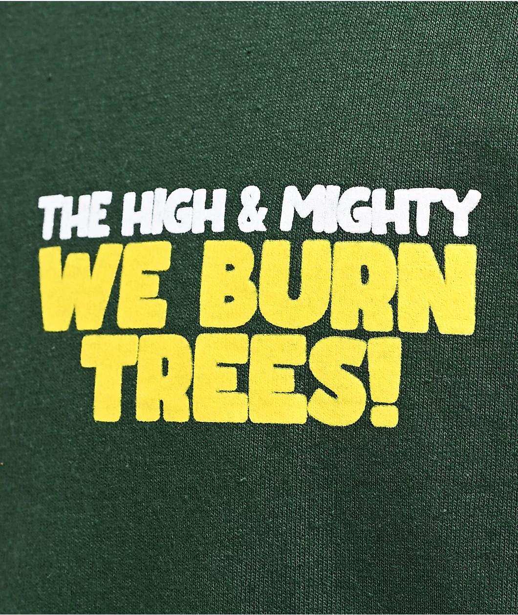 The High & Mighty Burn One Green T-Shirt Product Image