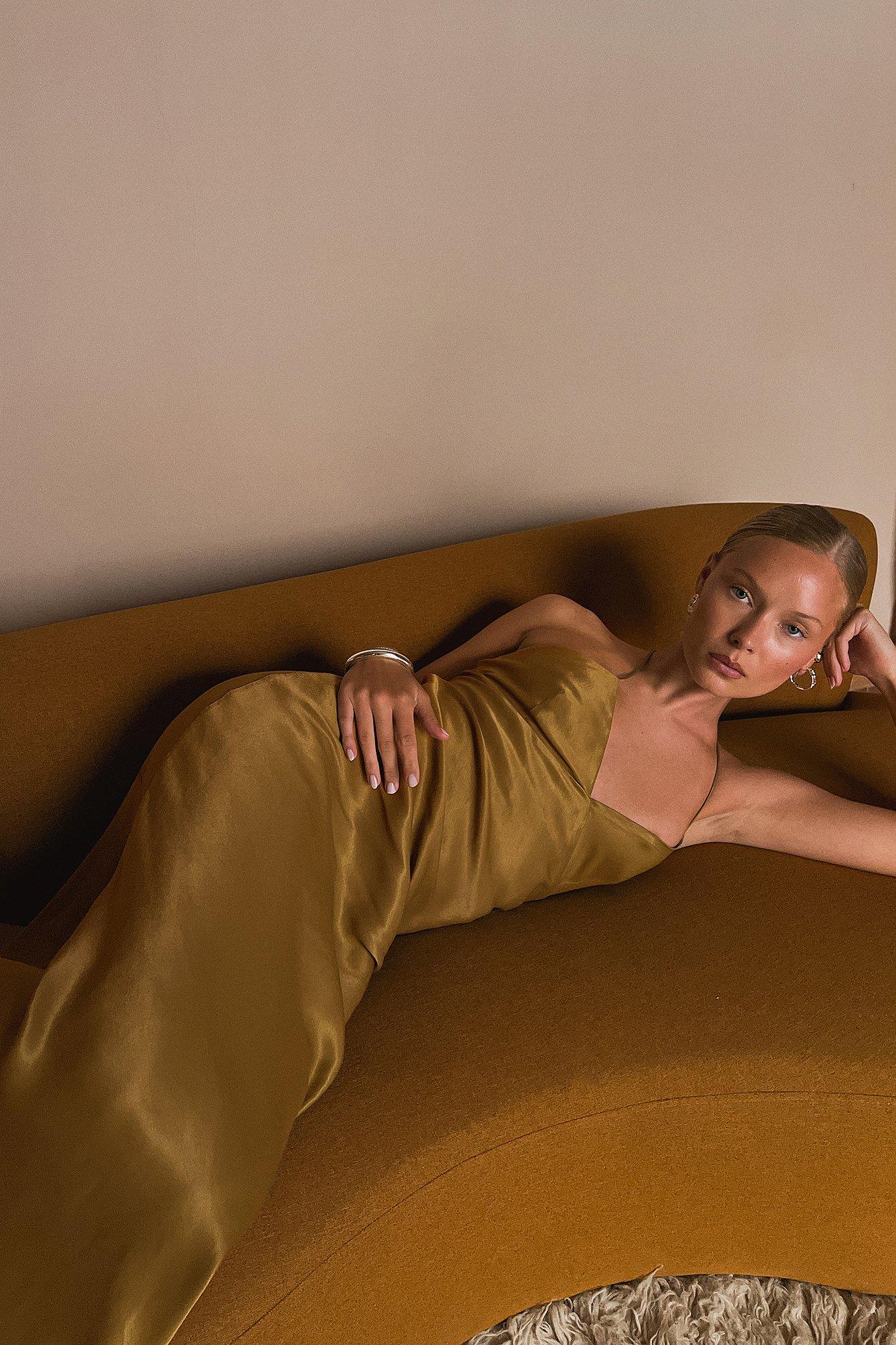 Satin Slip Dress Product Image