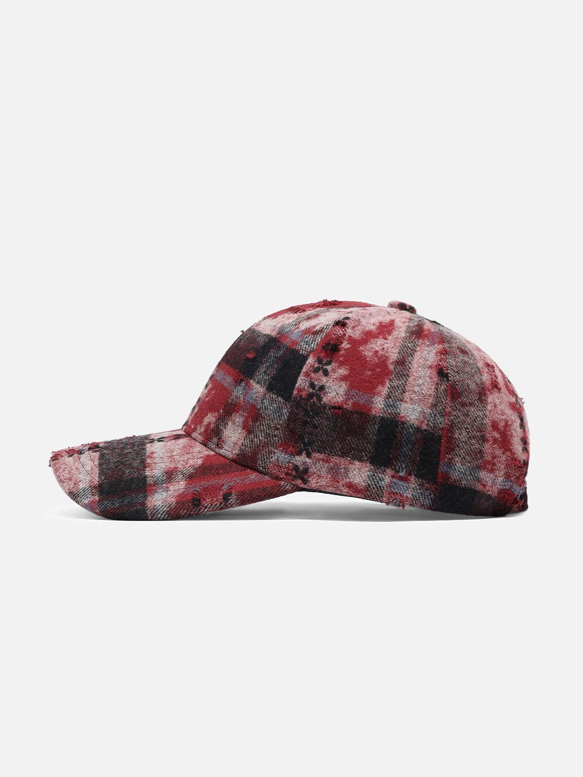 Plaid Washed Cap Product Image