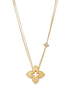 Womens Venetian Princess 18K Yellow Gold & Diamond Pendant Dual-Chain Necklace Product Image