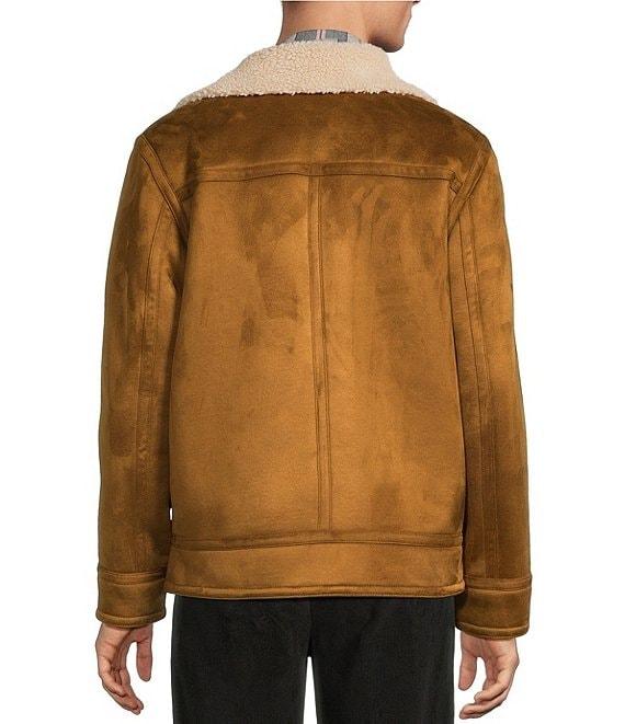 Roundtree & Yorke Faux-Sherpa Collar Hipster Jacket Product Image